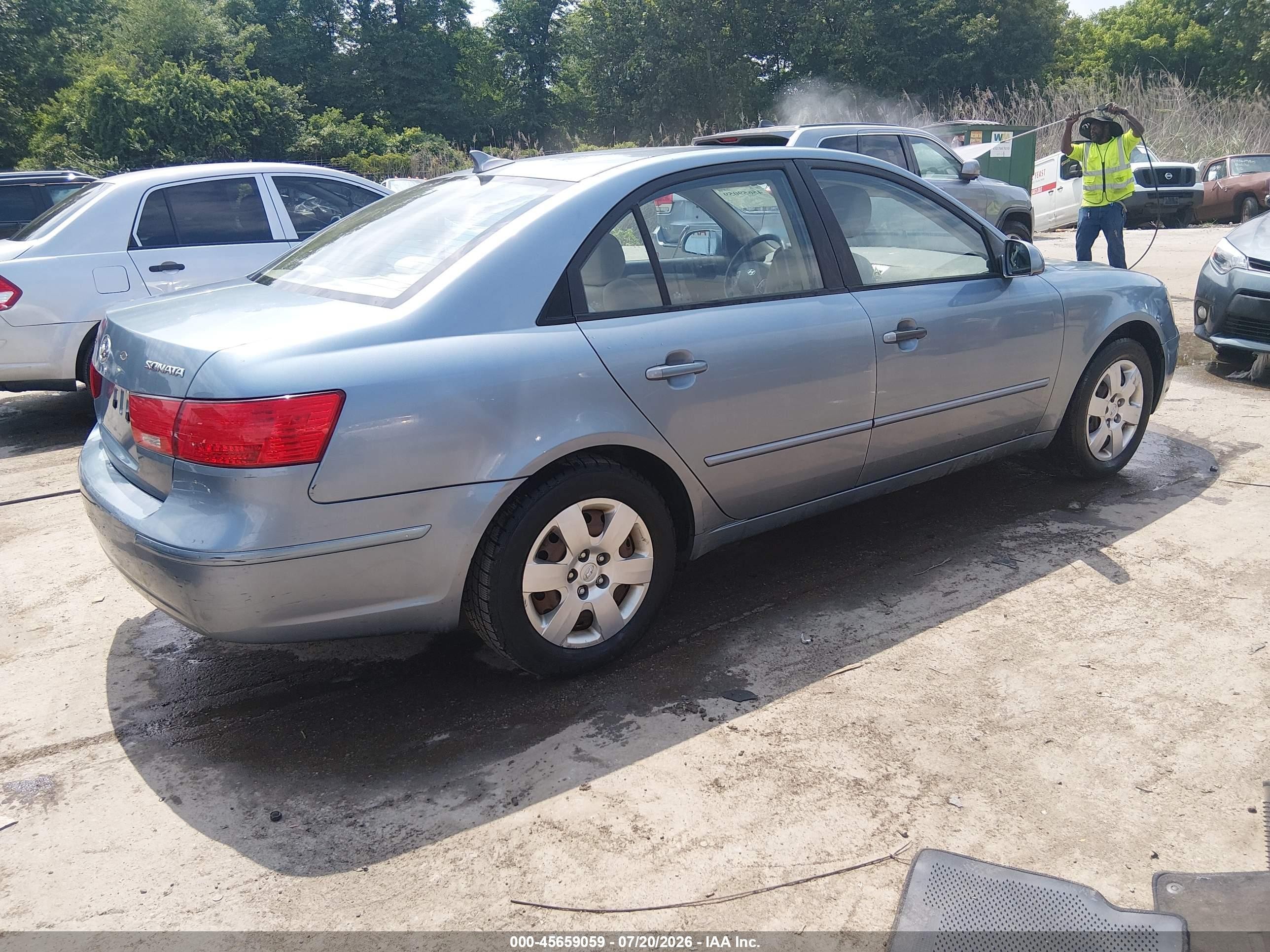 2010 Hyundai Sonata Gls Pewter vin: 5NPET4AC2AH617093
