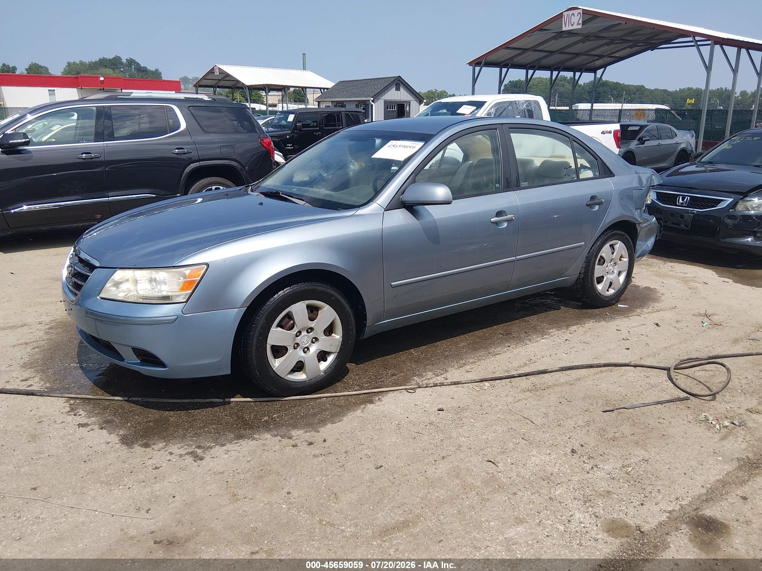 2010 Hyundai Sonata Gls Pewter vin: 5NPET4AC2AH617093