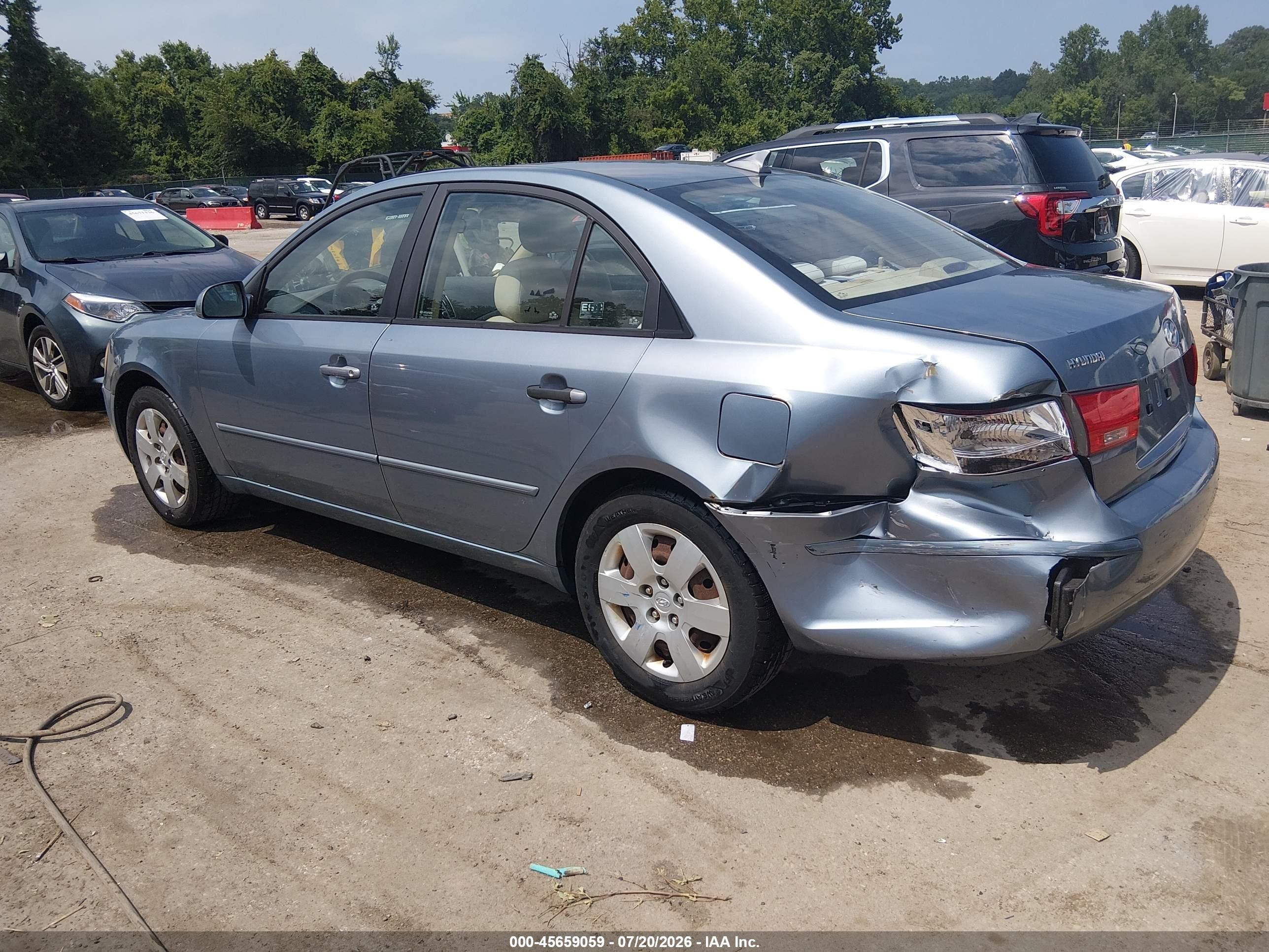 2010 Hyundai Sonata Gls Pewter vin: 5NPET4AC2AH617093
