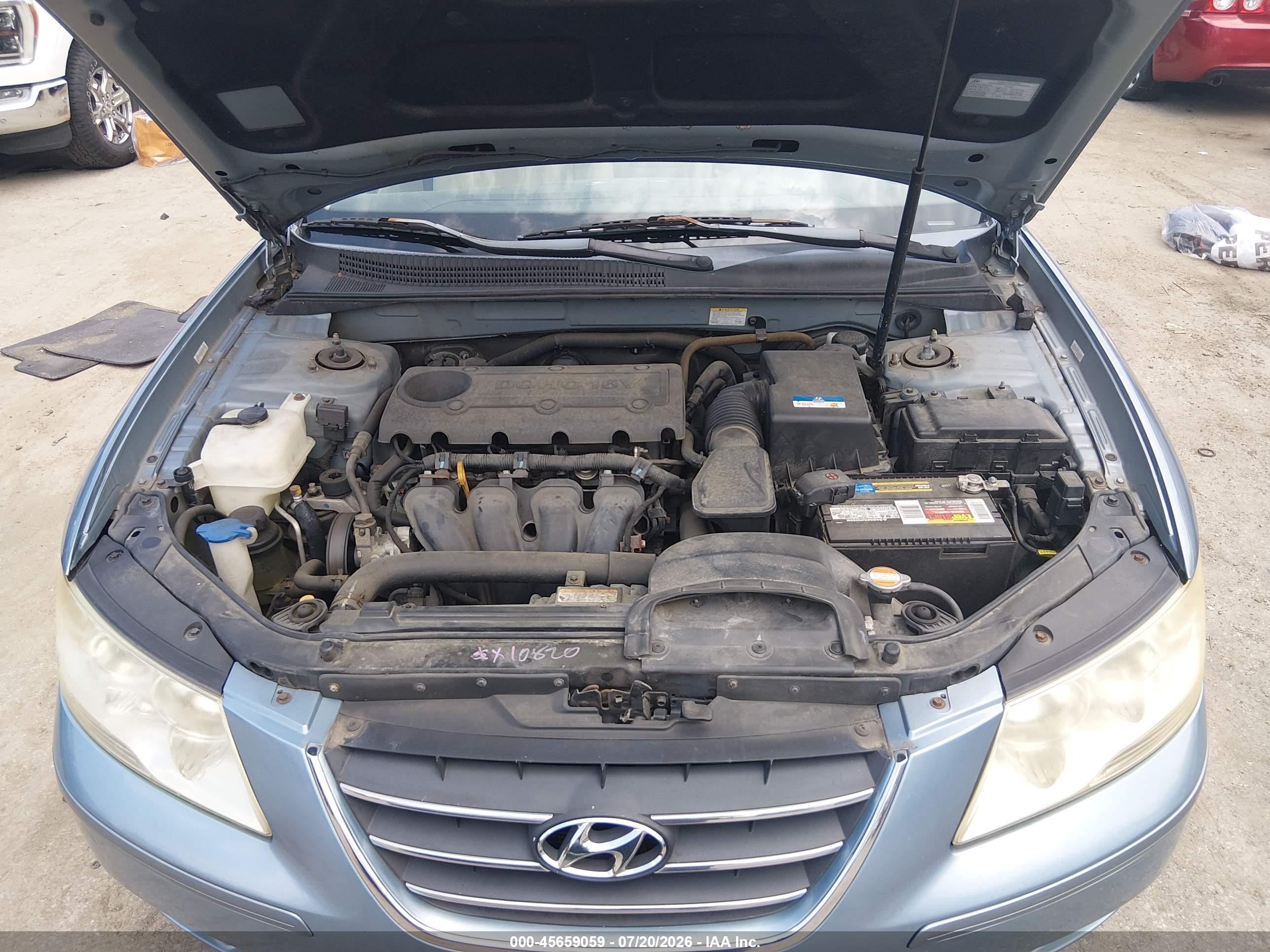 2010 Hyundai Sonata Gls Pewter vin: 5NPET4AC2AH617093