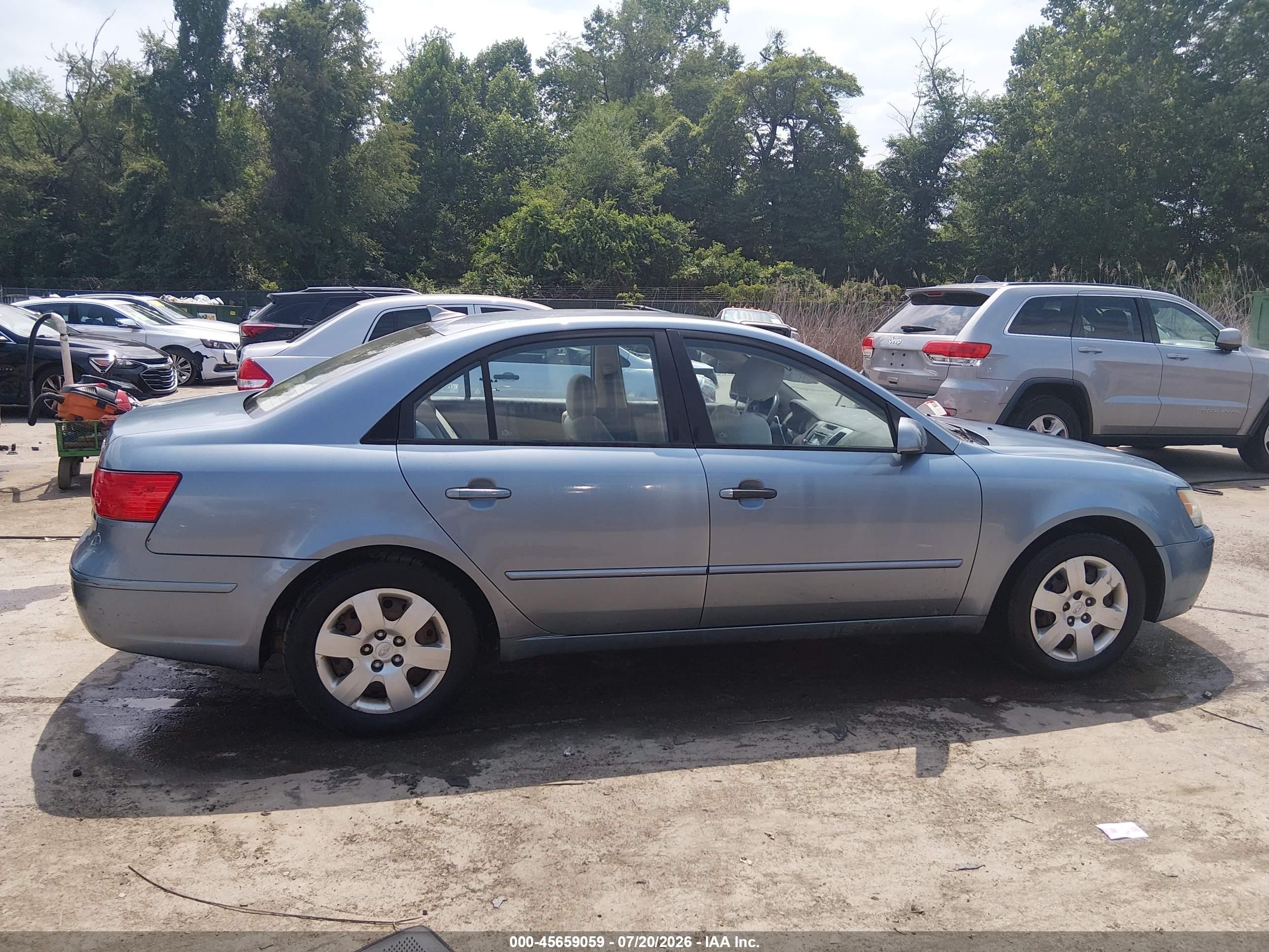 2010 Hyundai Sonata Gls Pewter vin: 5NPET4AC2AH617093