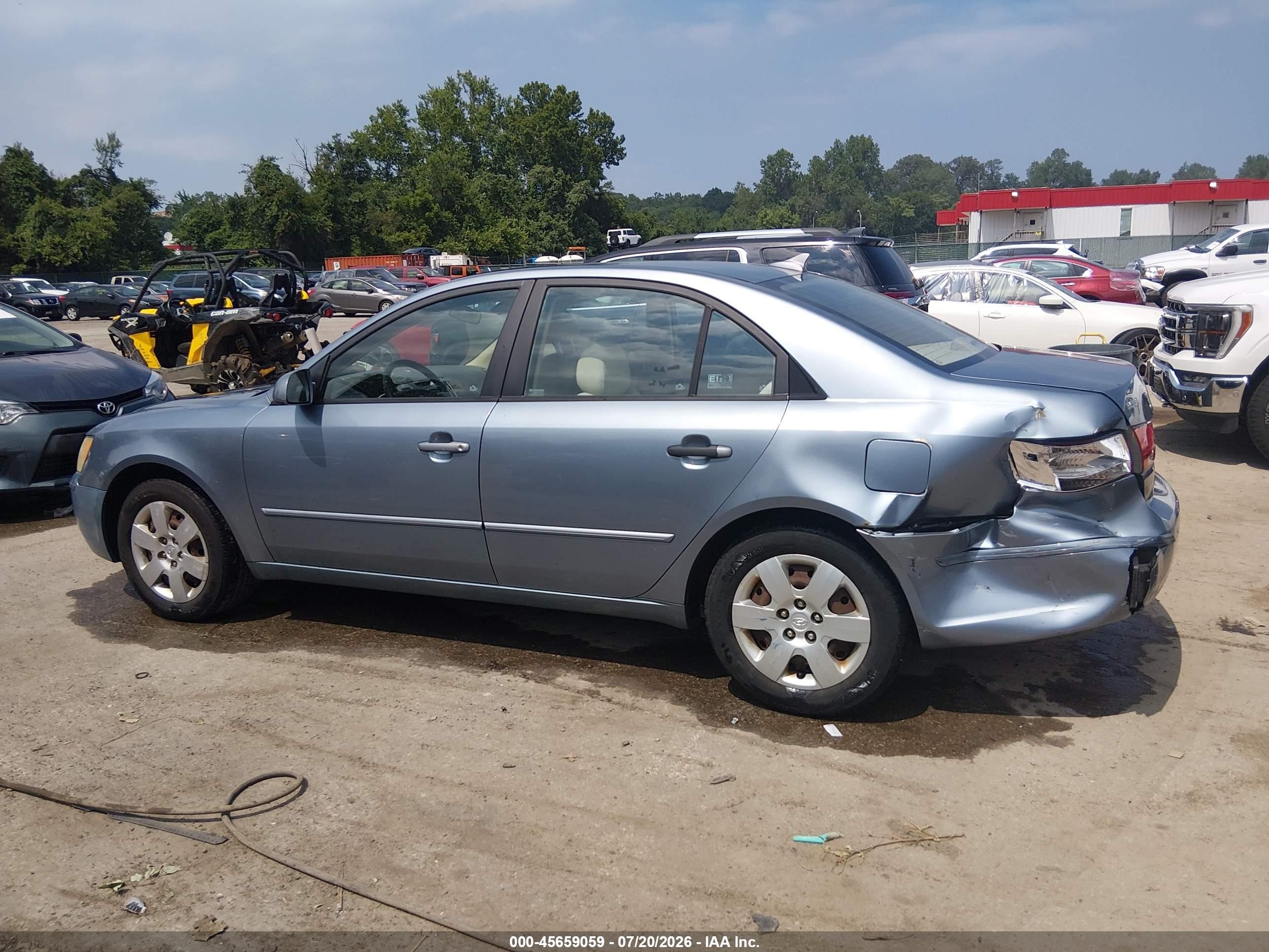 2010 Hyundai Sonata Gls Pewter vin: 5NPET4AC2AH617093