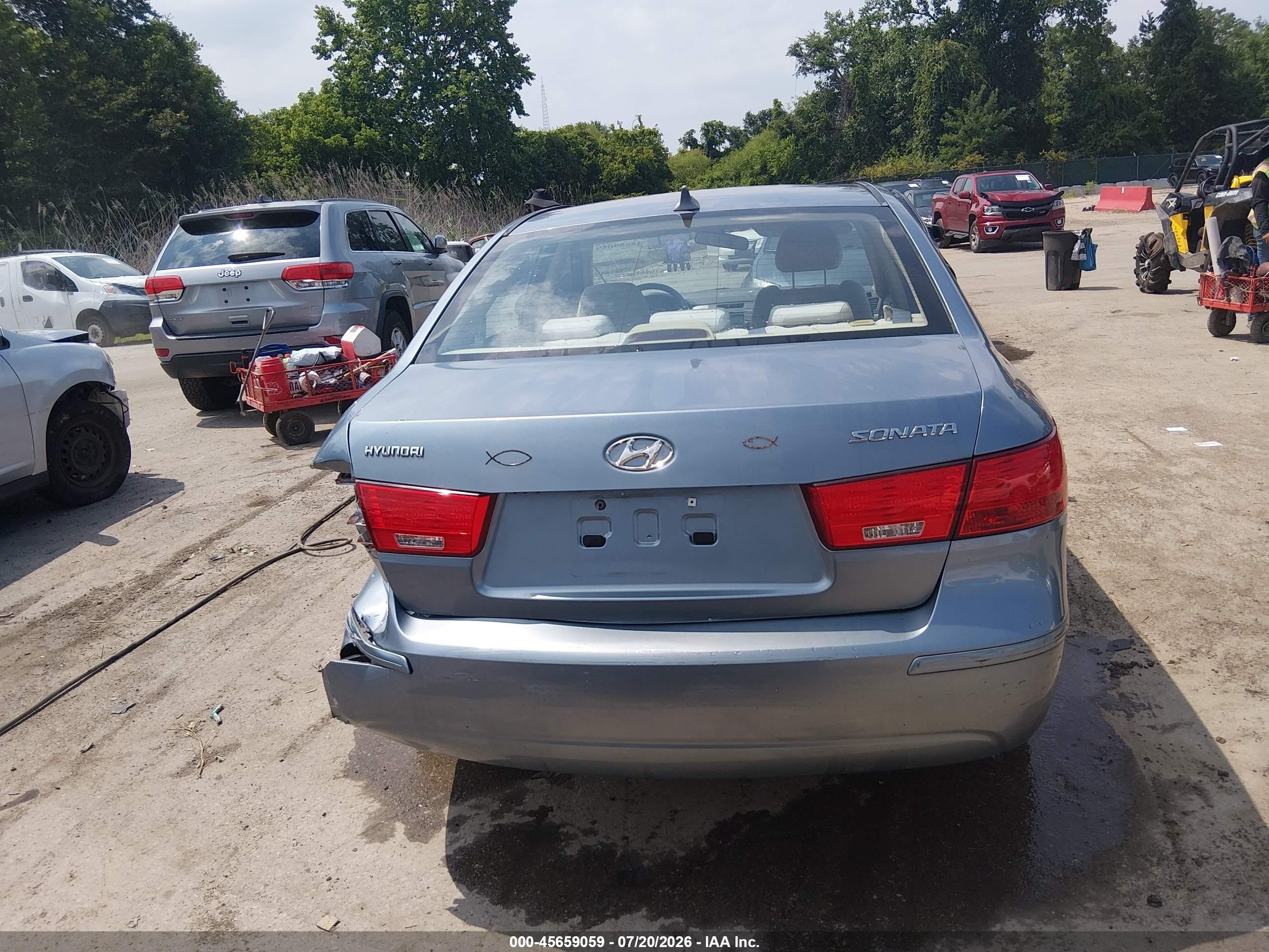 2010 Hyundai Sonata Gls Pewter vin: 5NPET4AC2AH617093