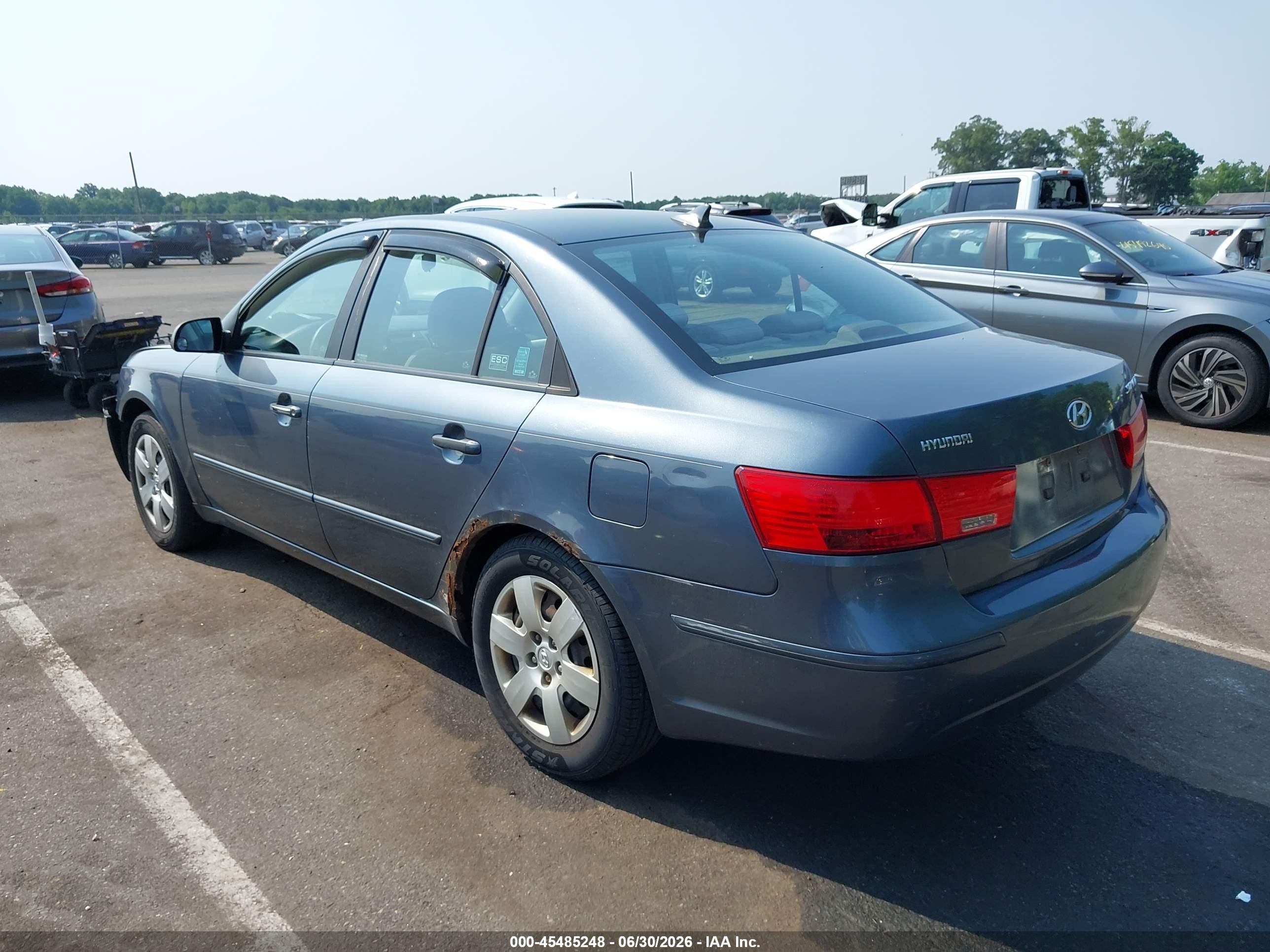 2010 Hyundai Sonata Gls Бирюзовый vin: 5NPET4AC2AH619393