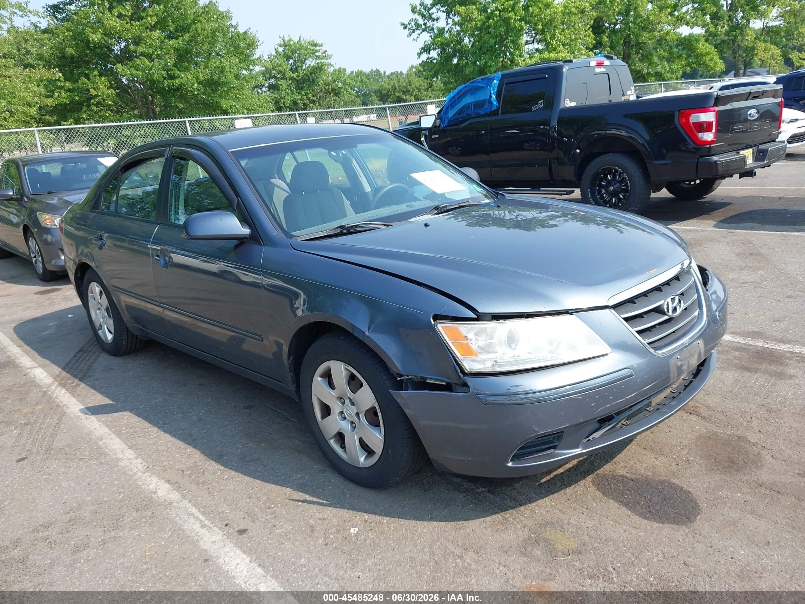 2010 Hyundai Sonata Gls Turquoise vin: 5NPET4AC2AH619393
