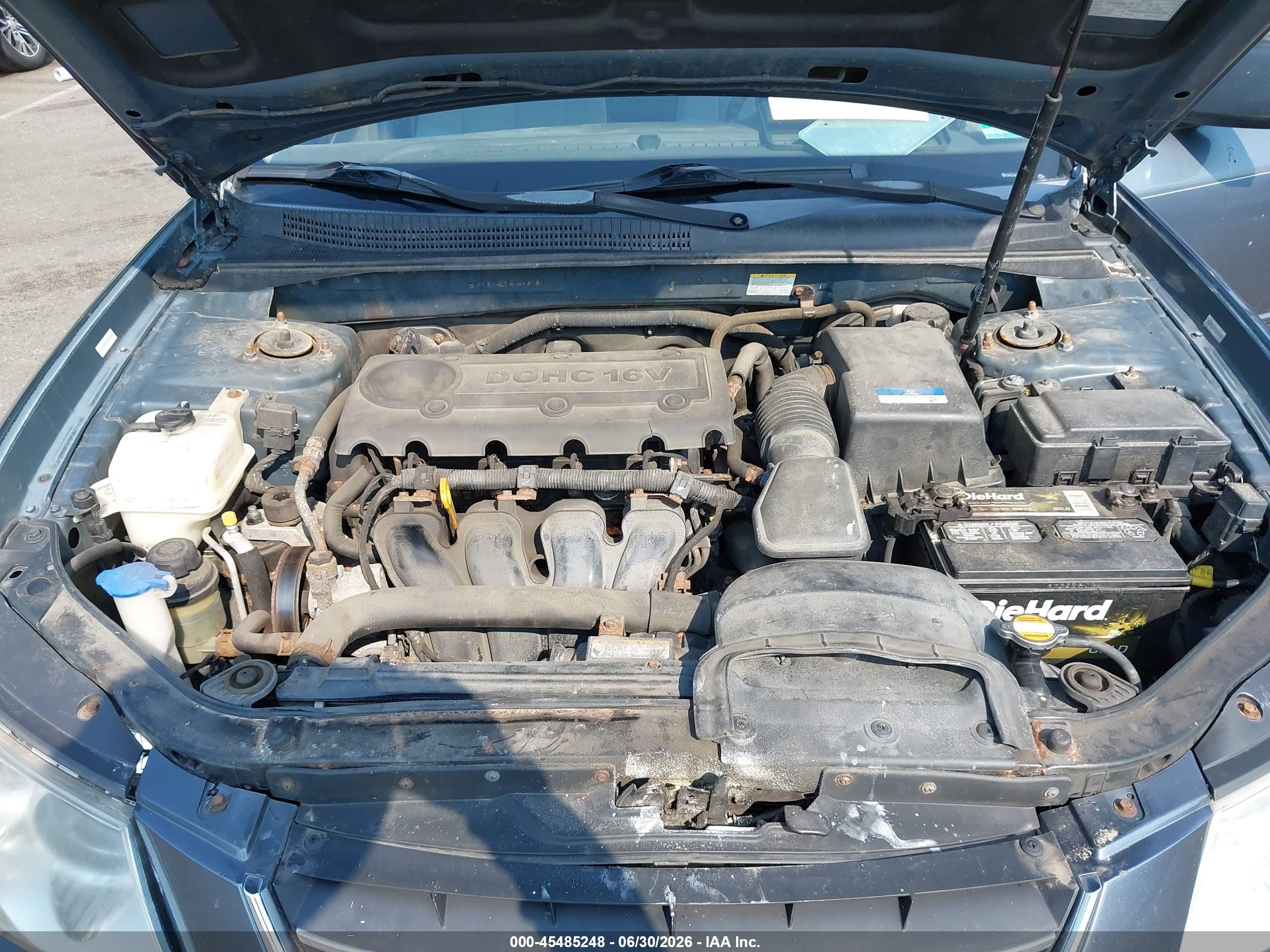 2010 Hyundai Sonata Gls Бирюзовый vin: 5NPET4AC2AH619393