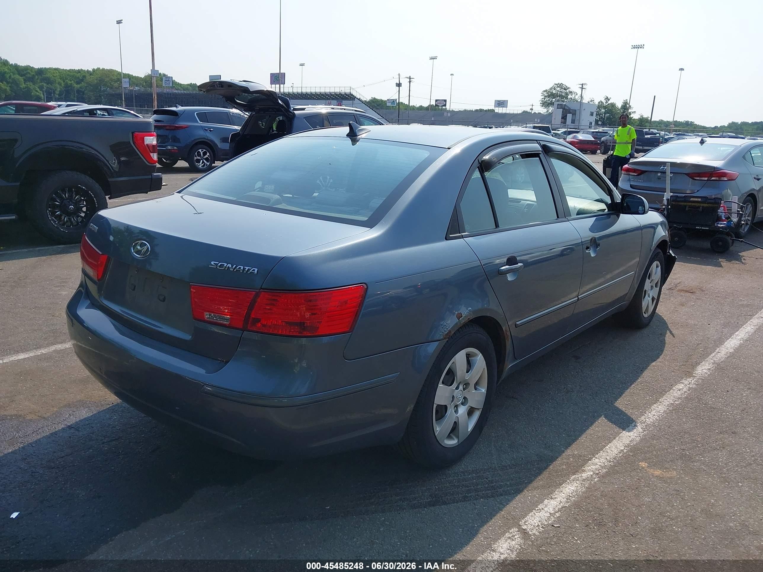 2010 Hyundai Sonata Gls Бирюзовый vin: 5NPET4AC2AH619393