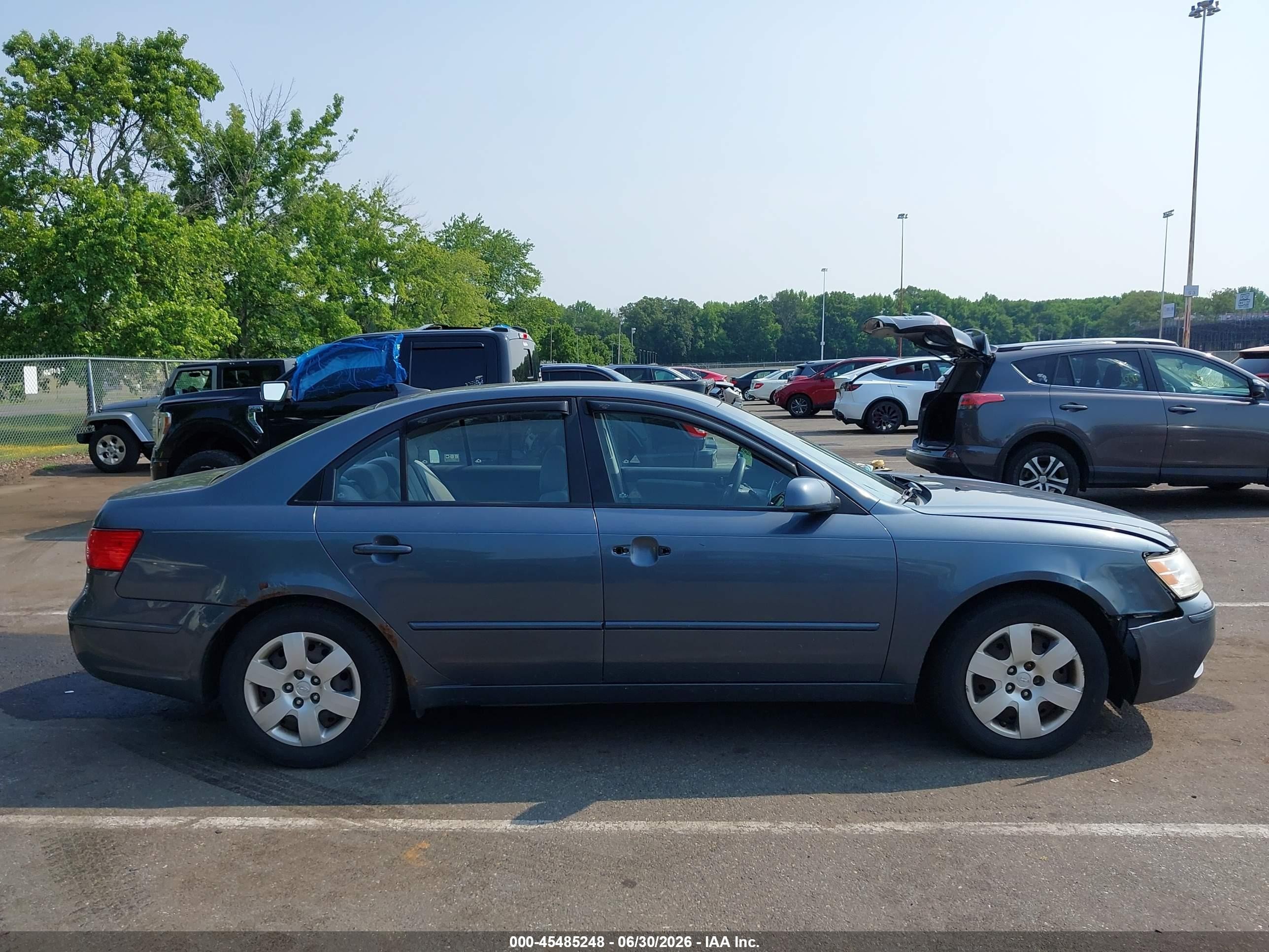 2010 Hyundai Sonata Gls Бирюзовый vin: 5NPET4AC2AH619393