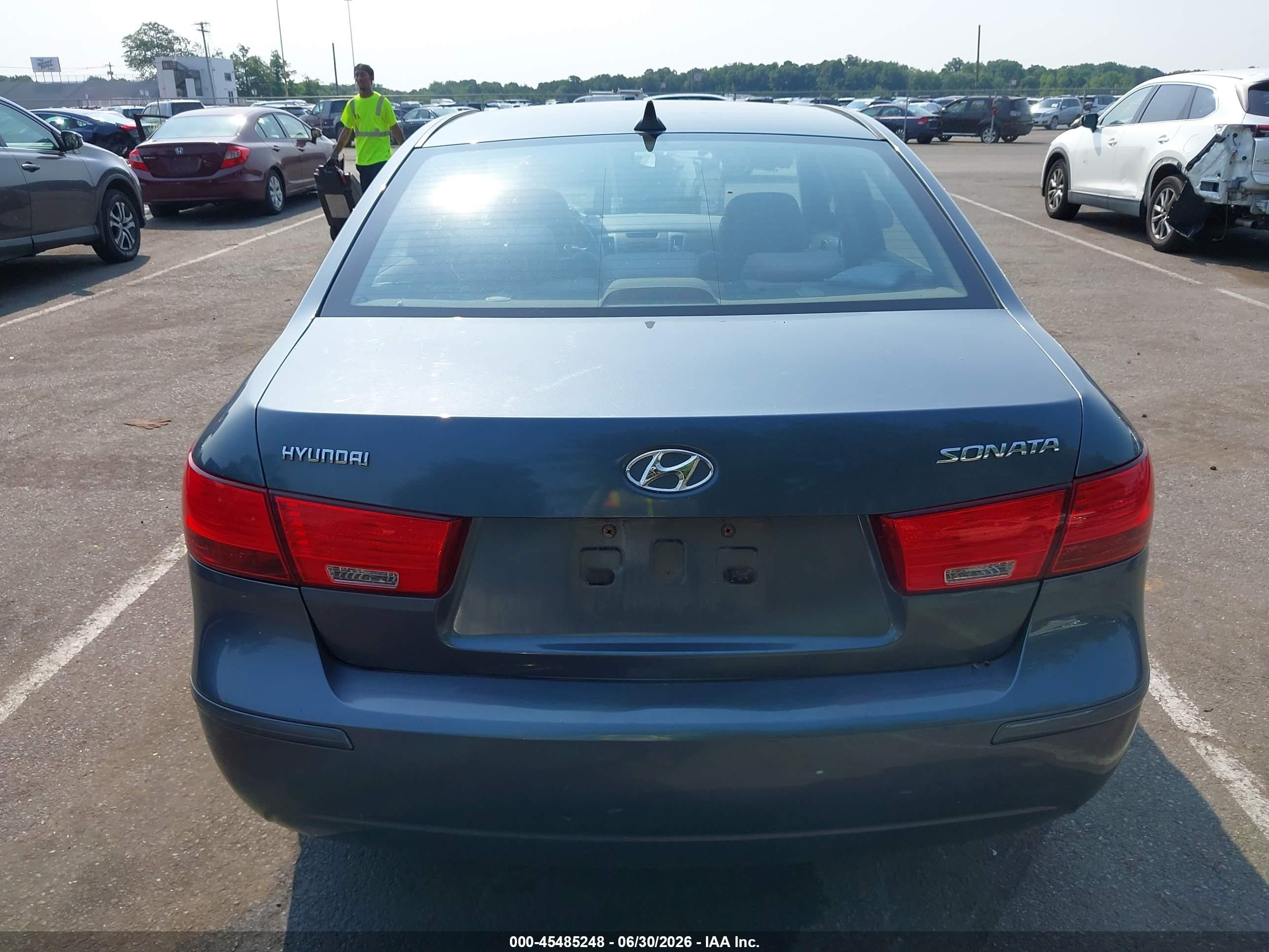 2010 Hyundai Sonata Gls Бирюзовый vin: 5NPET4AC2AH619393