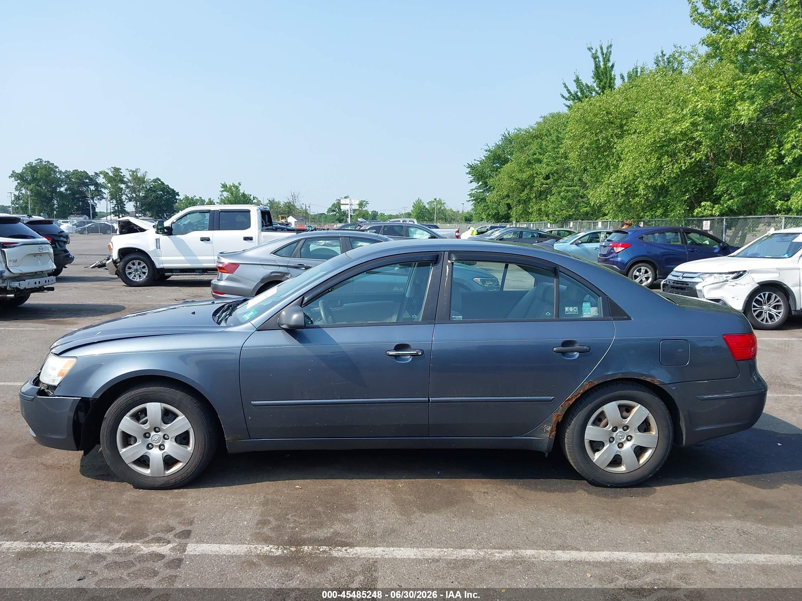 2010 Hyundai Sonata Gls Бирюзовый vin: 5NPET4AC2AH619393