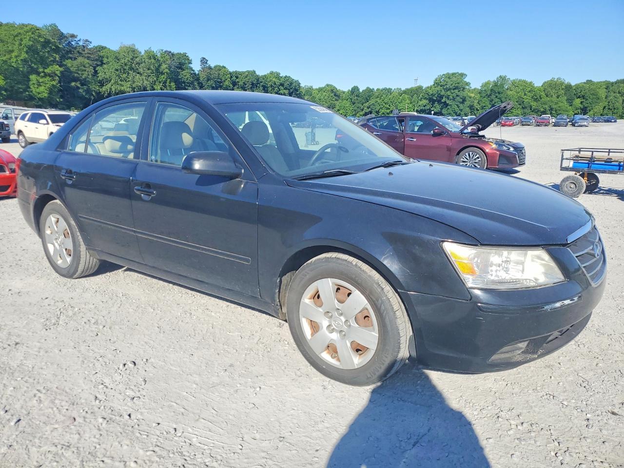 2010 Hyundai Sonata Gls Black vin: 5NPET4AC2AH620866