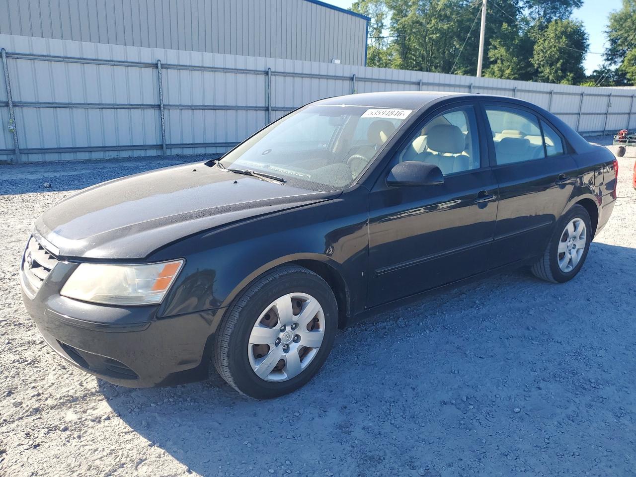 2010 Hyundai Sonata Gls Black vin: 5NPET4AC2AH620866