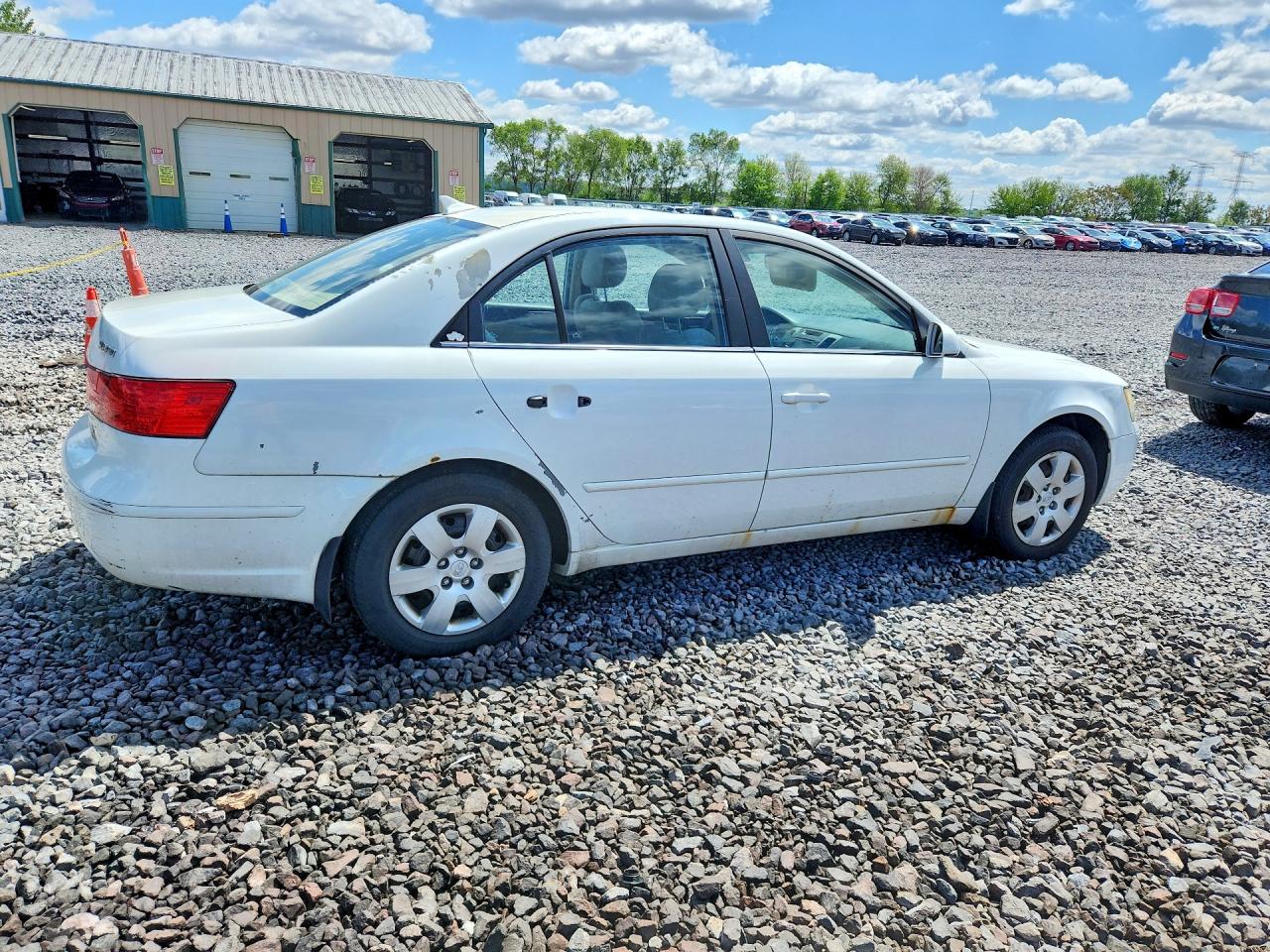 2010 Hyundai Sonata Gls White vin: 5NPET4AC2AH622780