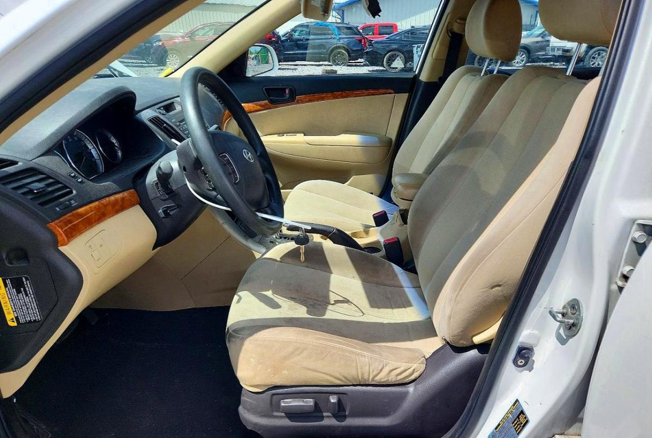 2010 Hyundai Sonata Gls White vin: 5NPET4AC2AH622780