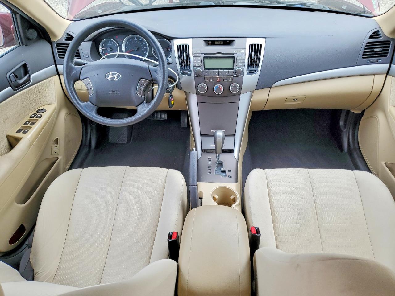 2010 Hyundai Sonata Gls Burgundy vin: 5NPET4AC2AH622908