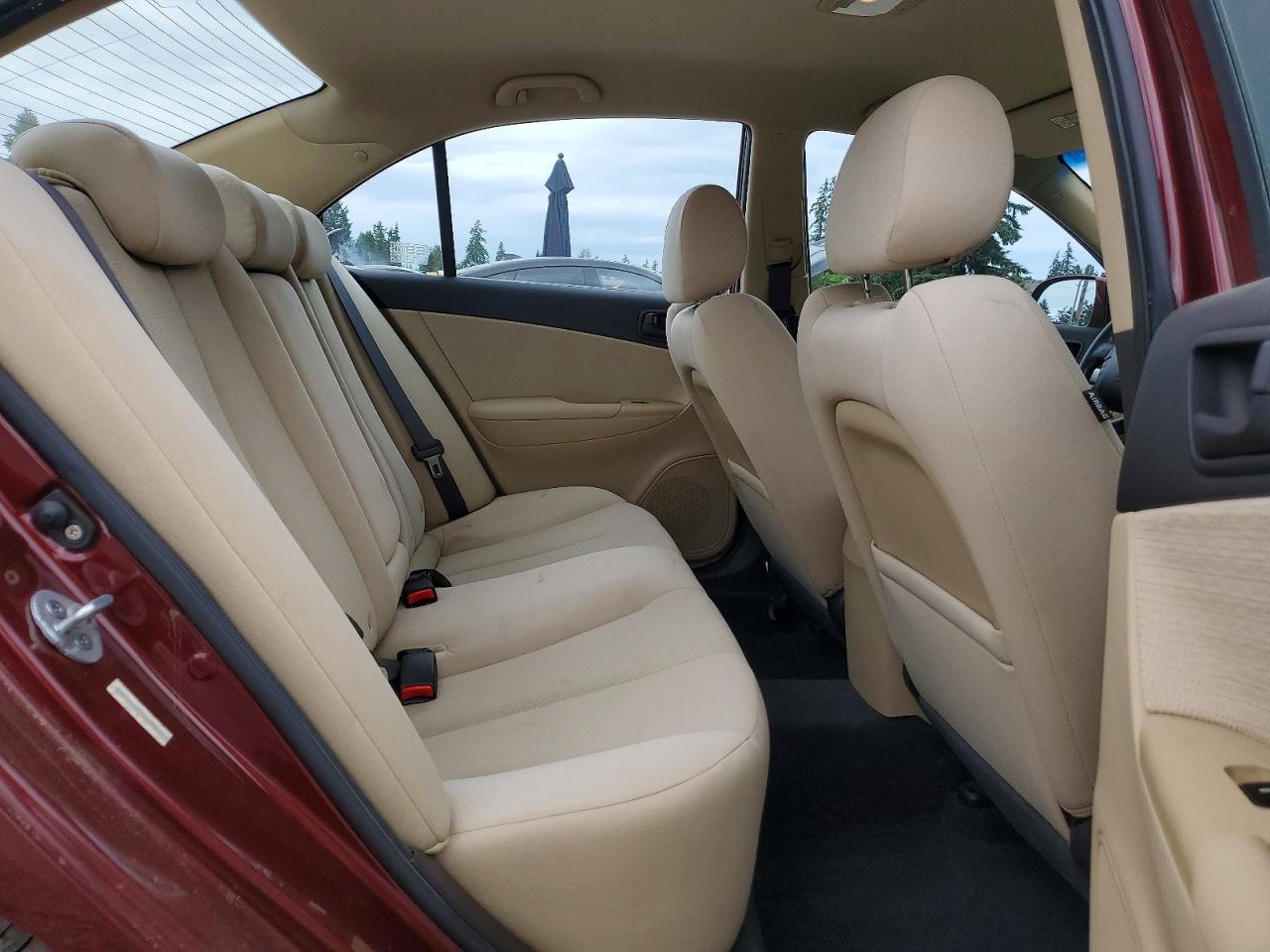 2010 Hyundai Sonata Gls Burgundy vin: 5NPET4AC2AH622908