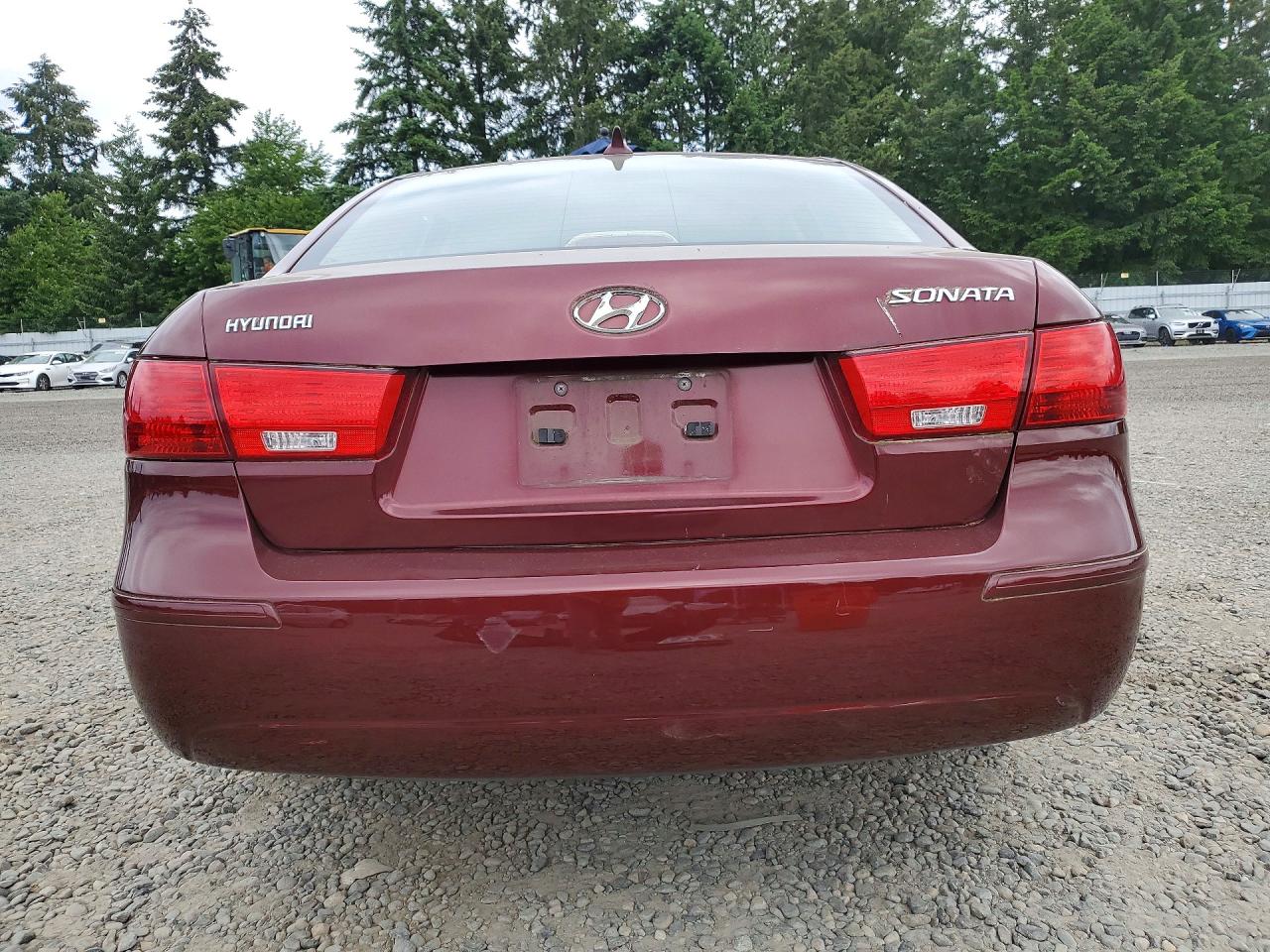 2010 Hyundai Sonata Gls Burgundy vin: 5NPET4AC2AH622908