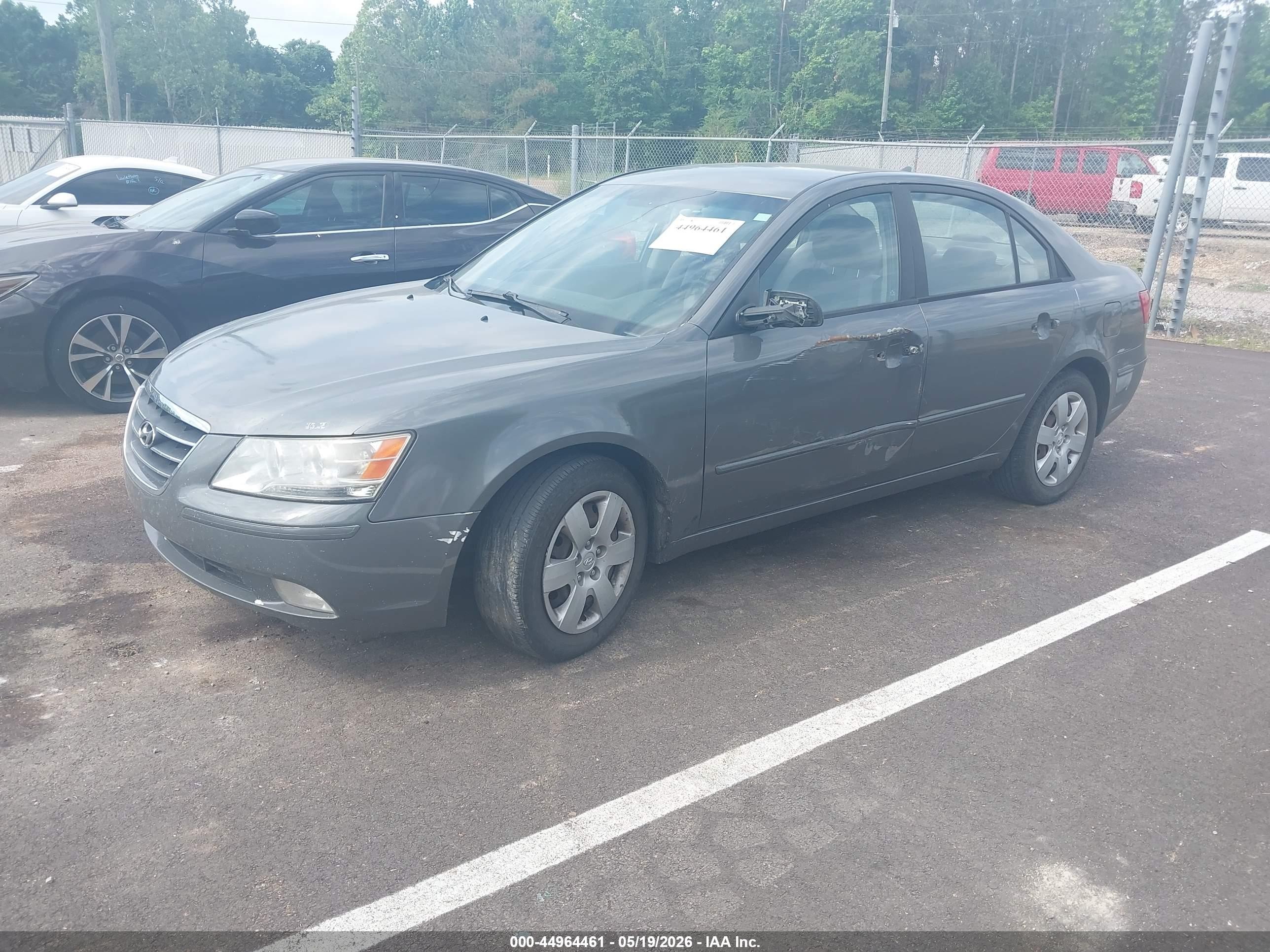 2010 Hyundai Sonata Gls Gray vin: 5NPET4AC2AH638185