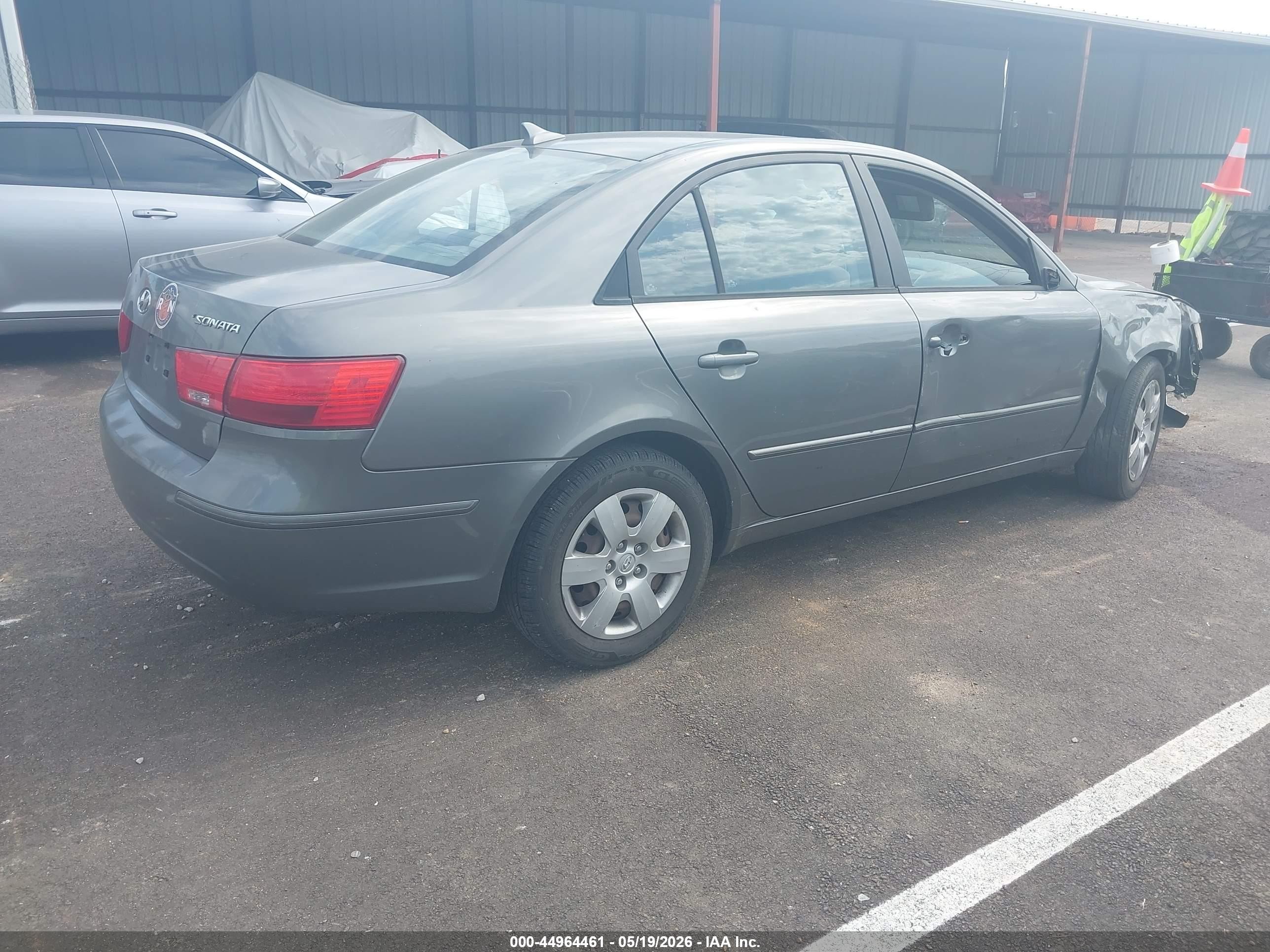2010 Hyundai Sonata Gls Gray vin: 5NPET4AC2AH638185