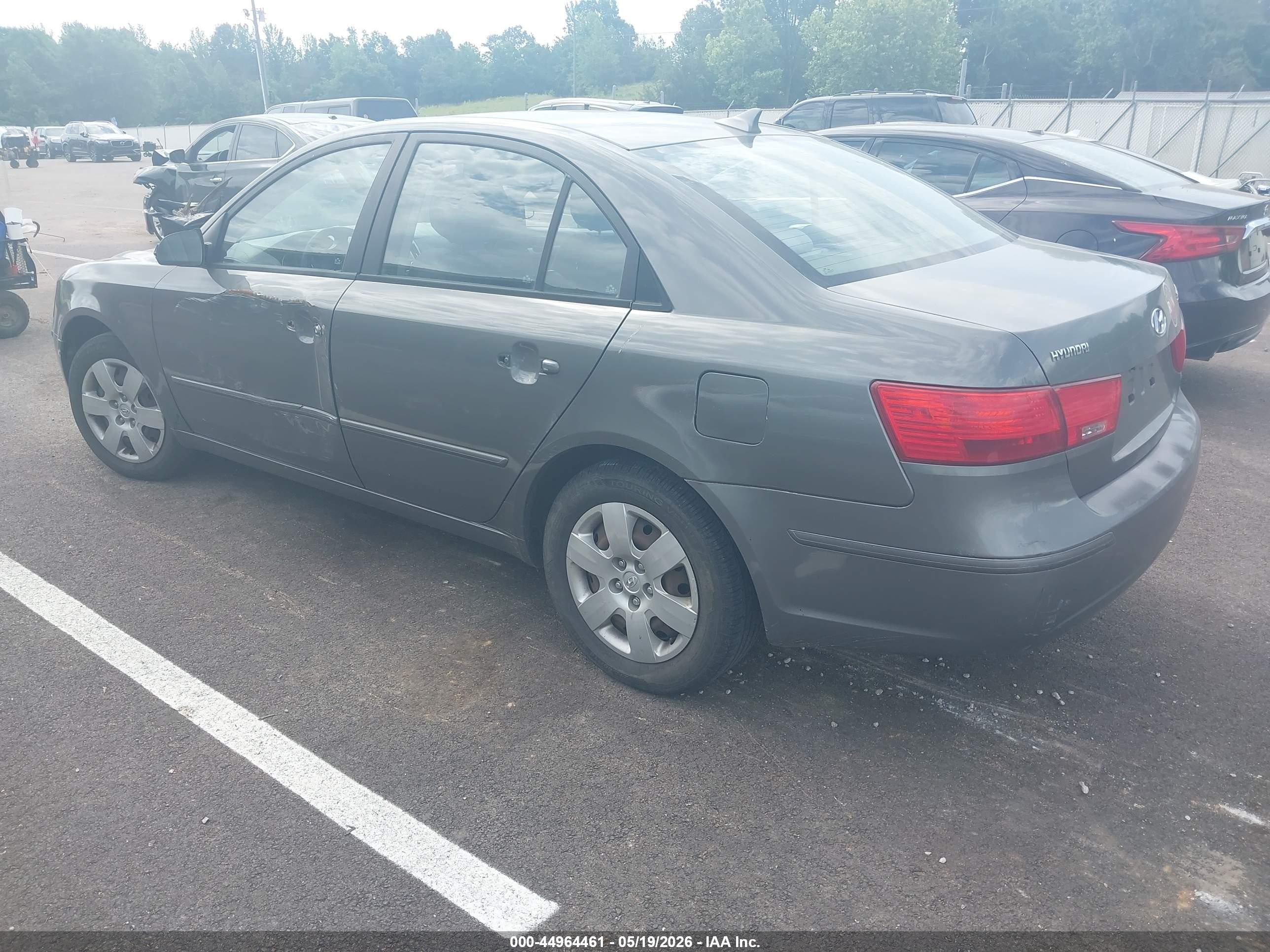 2010 Hyundai Sonata Gls Gray vin: 5NPET4AC2AH638185