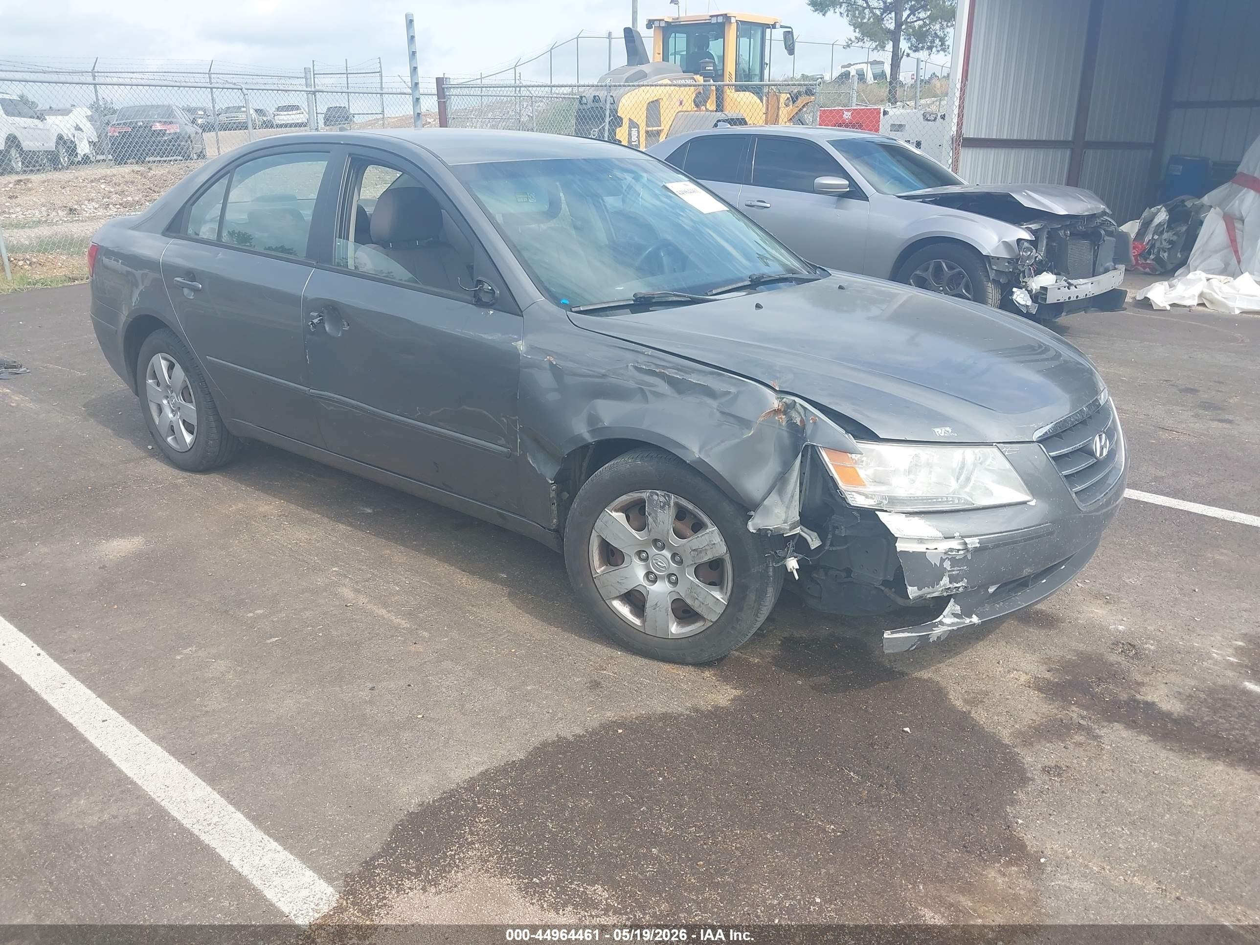 2010 Hyundai Sonata Gls Серый vin: 5NPET4AC2AH638185