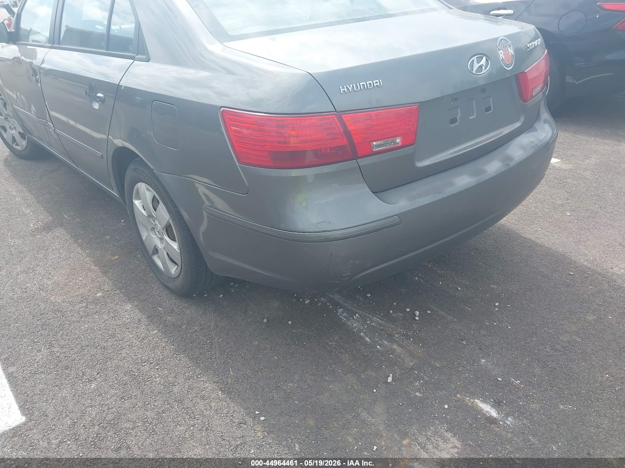 2010 Hyundai Sonata Gls Gray vin: 5NPET4AC2AH638185