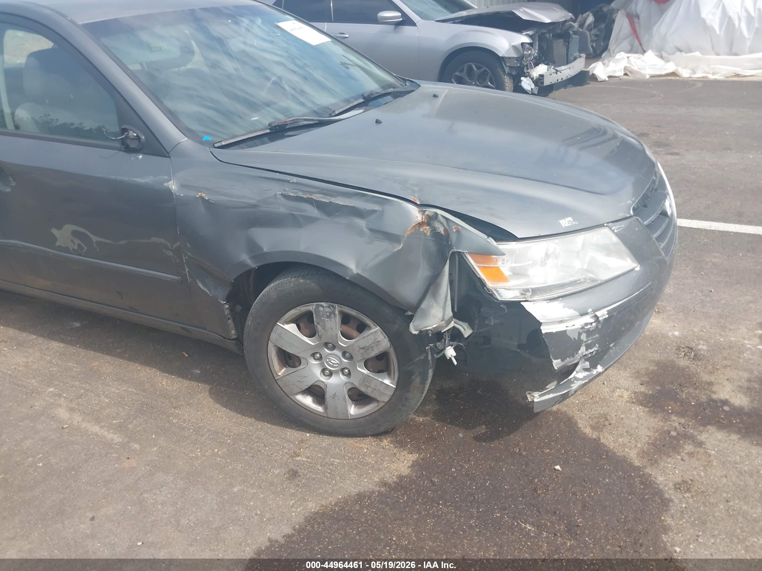 2010 Hyundai Sonata Gls Gray vin: 5NPET4AC2AH638185