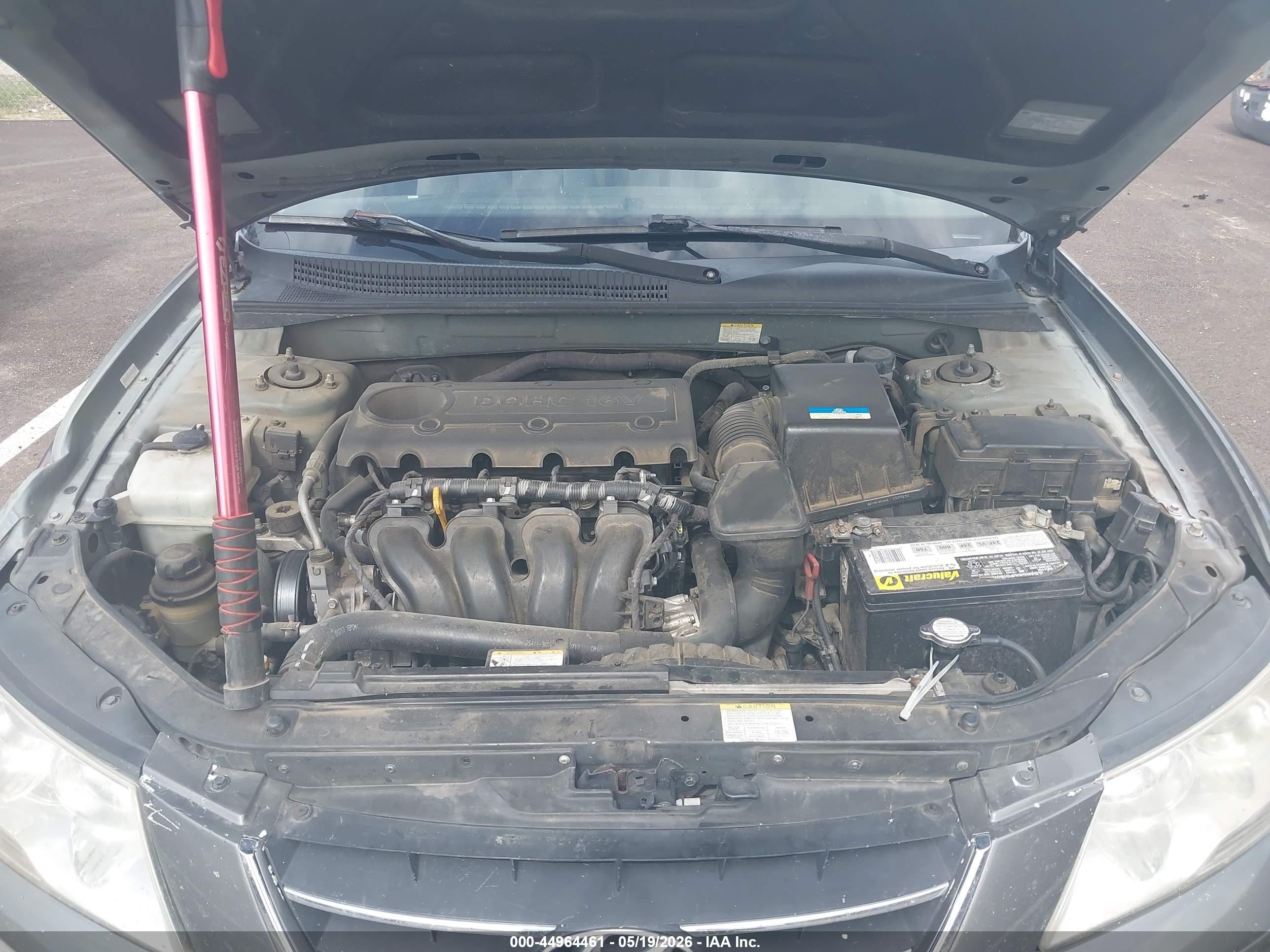 2010 Hyundai Sonata Gls Gray vin: 5NPET4AC2AH638185