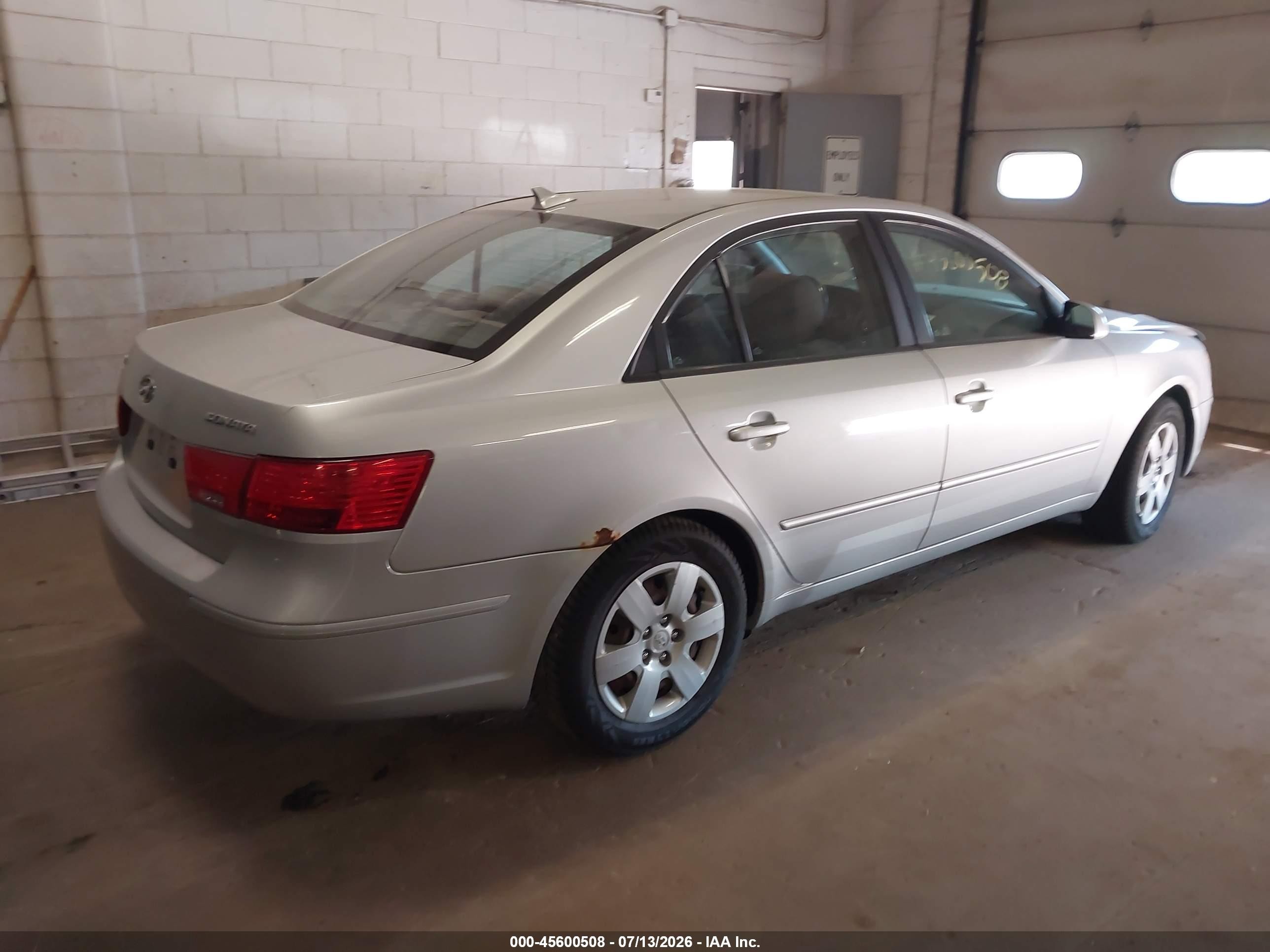 2010 Hyundai Sonata Gls Silver vin: 5NPET4AC2AH641488