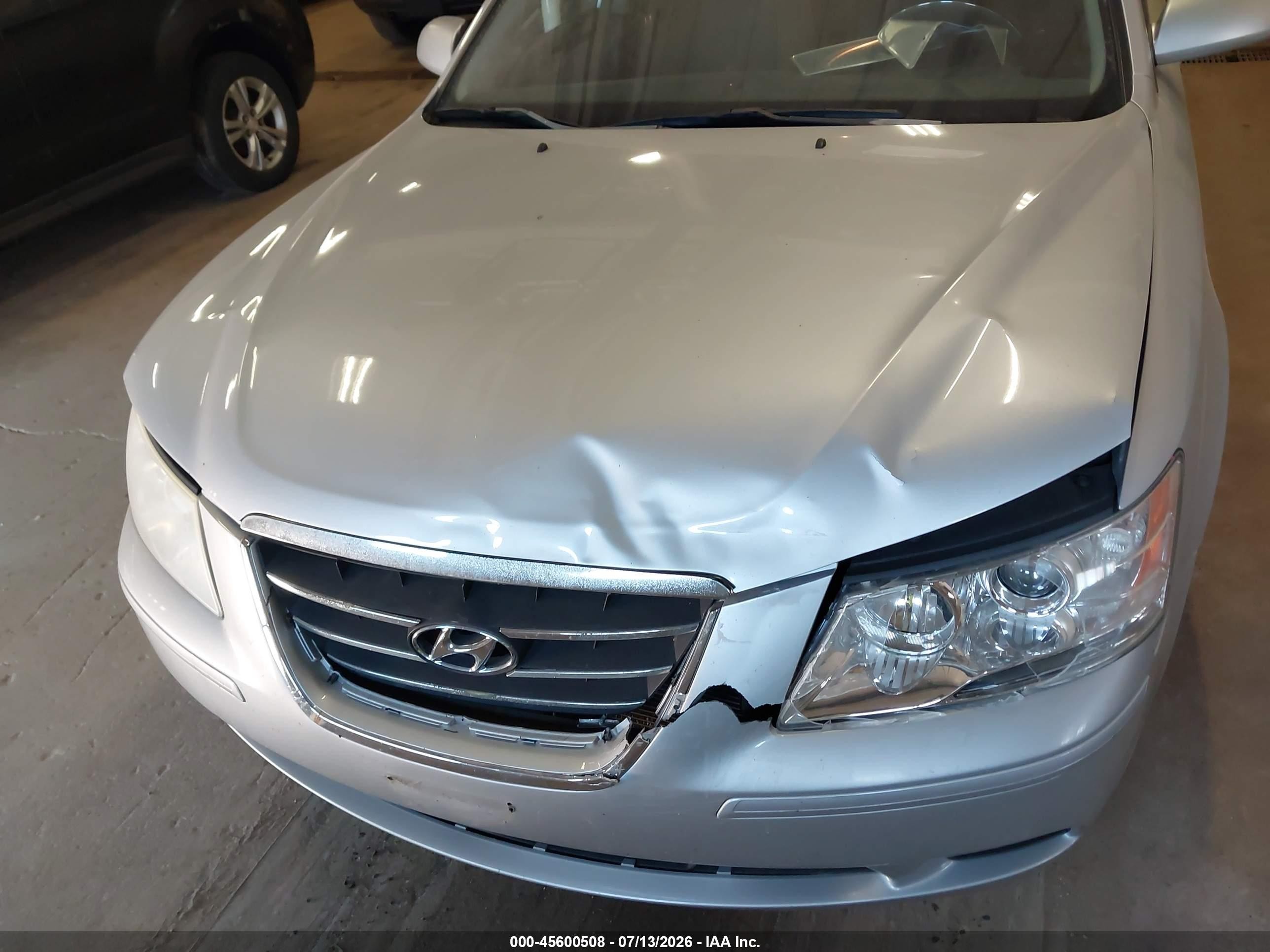 2010 Hyundai Sonata Gls Silver vin: 5NPET4AC2AH641488