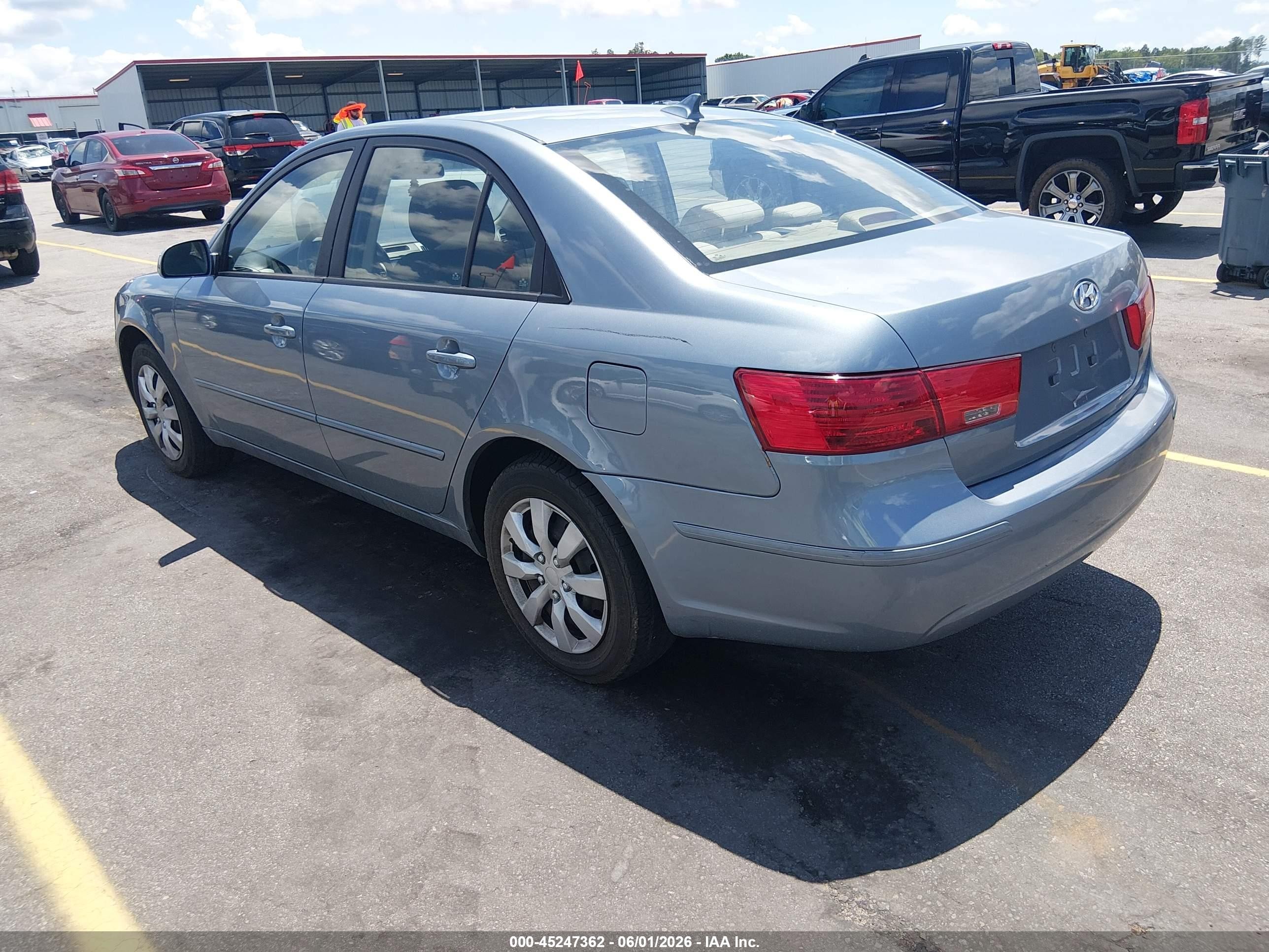 2010 Hyundai Sonata Gls Blue vin: 5NPET4AC2AH642978