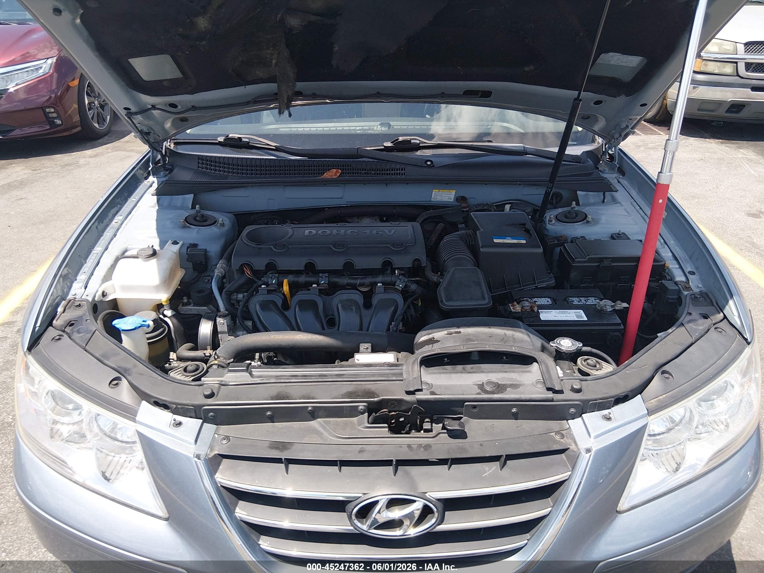 2010 Hyundai Sonata Gls Blue vin: 5NPET4AC2AH642978