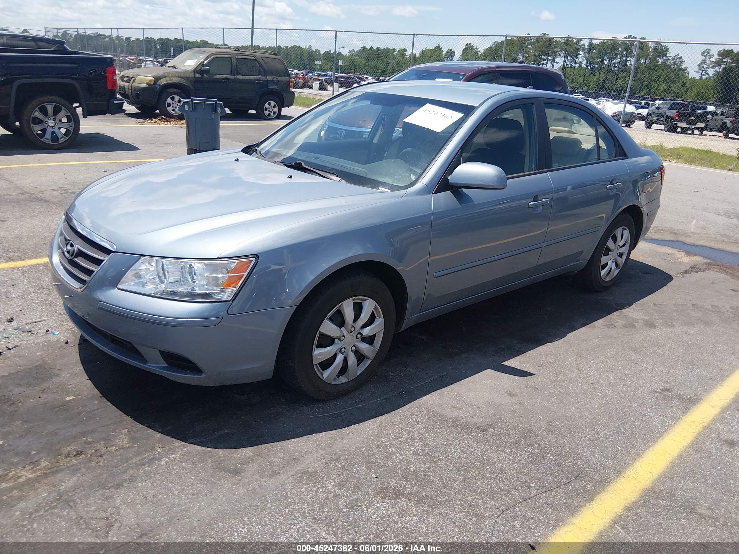 2010 Hyundai Sonata Gls Blue vin: 5NPET4AC2AH642978