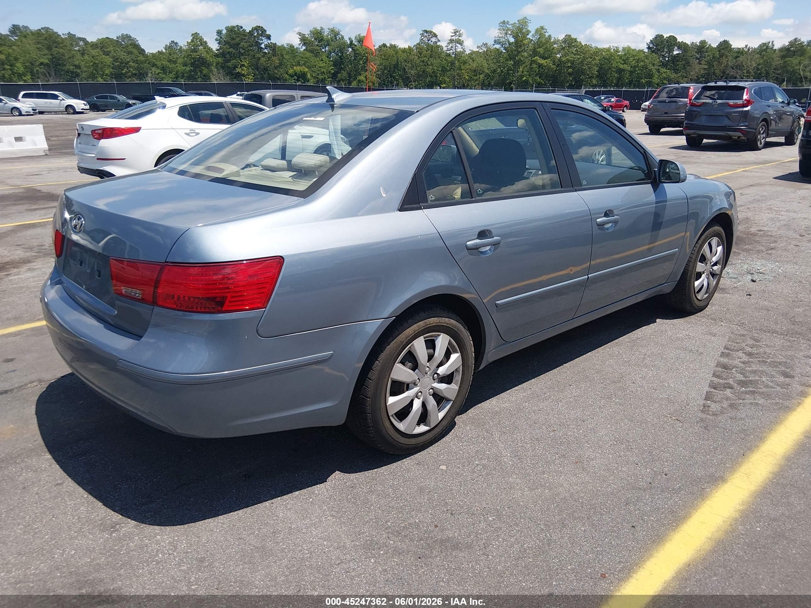 2010 Hyundai Sonata Gls Blue vin: 5NPET4AC2AH642978