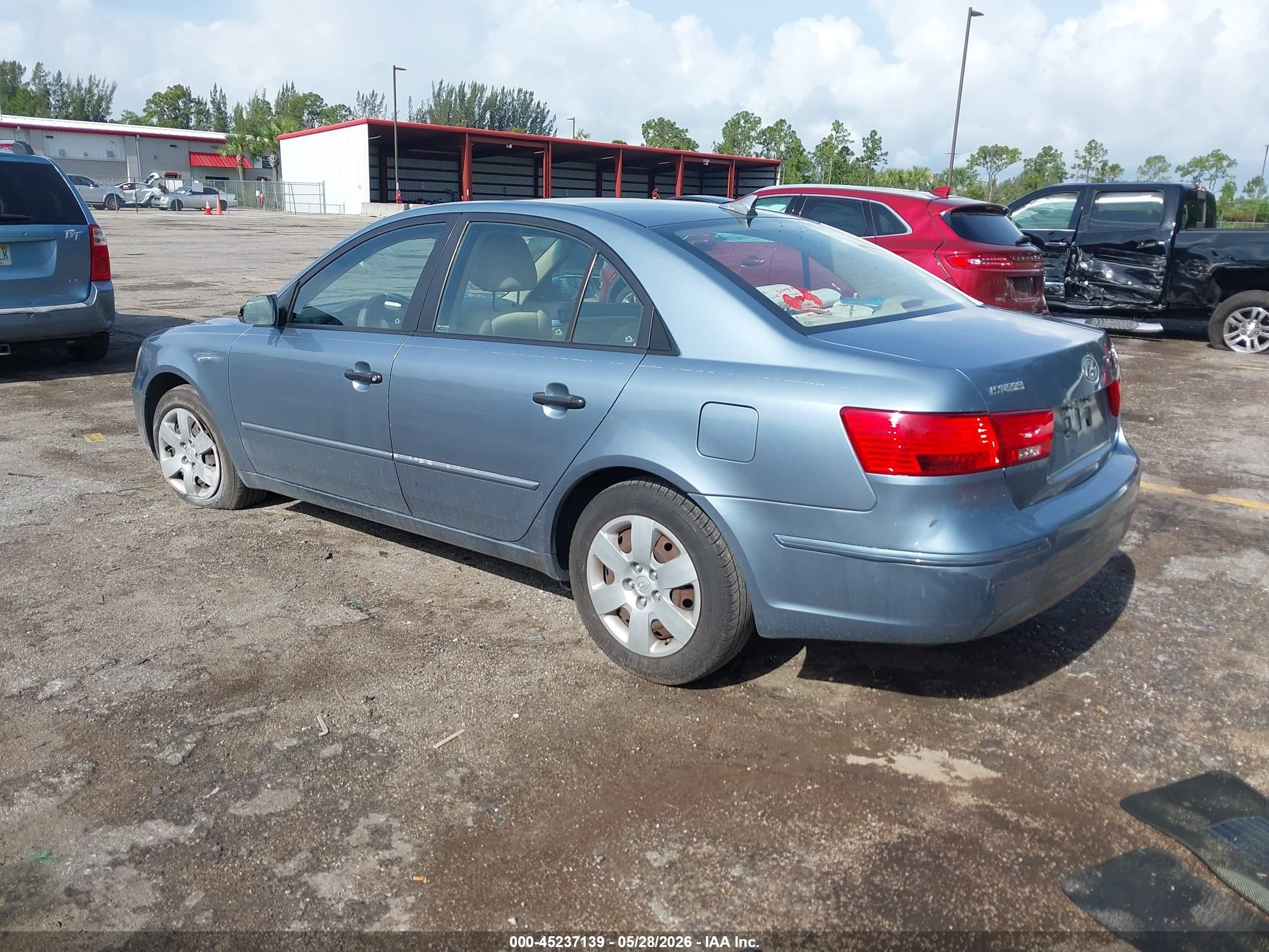 2010 Hyundai Sonata Gls Blue vin: 5NPET4AC2AH643922