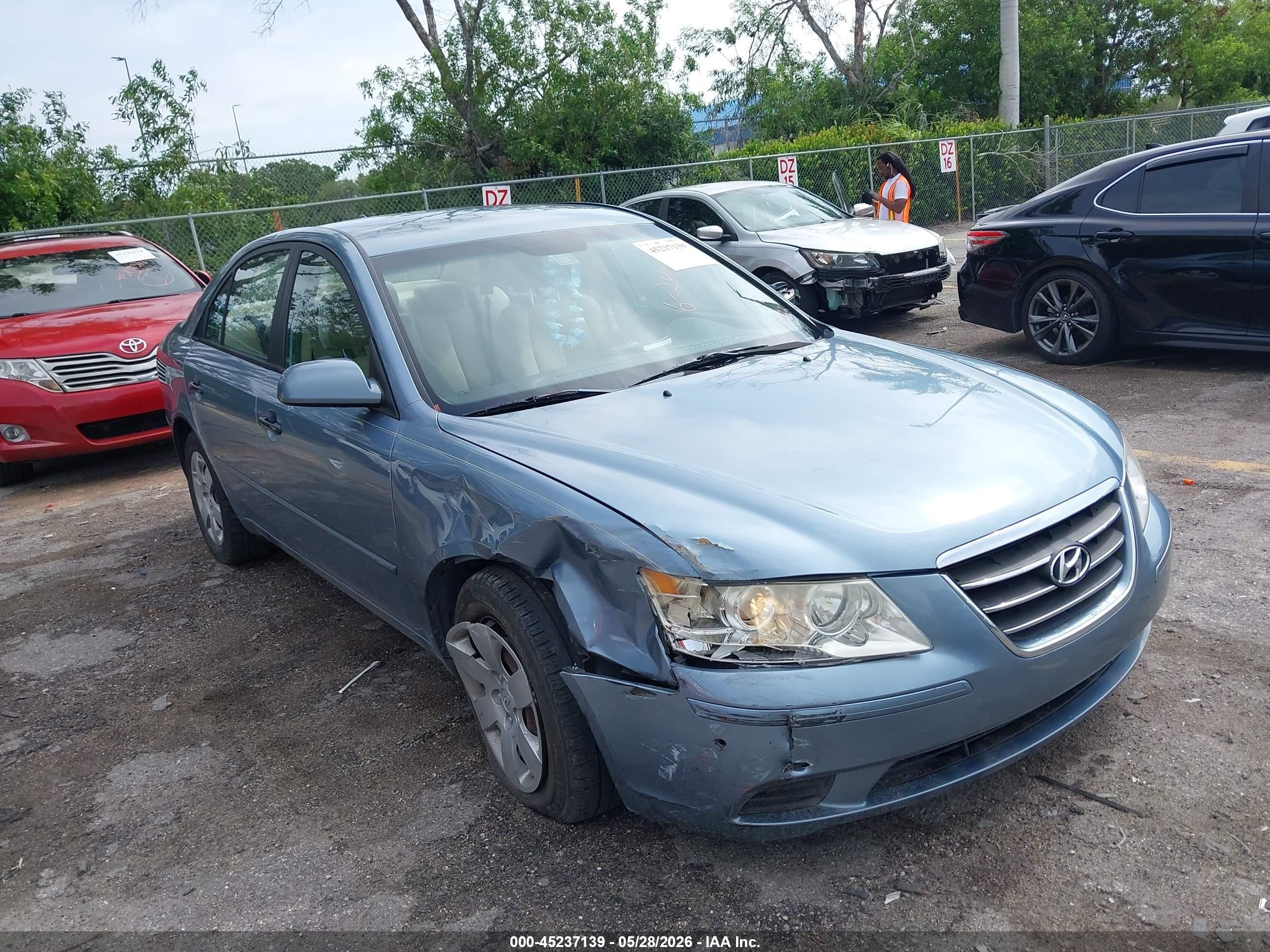 2010 Hyundai Sonata Gls Blue vin: 5NPET4AC2AH643922