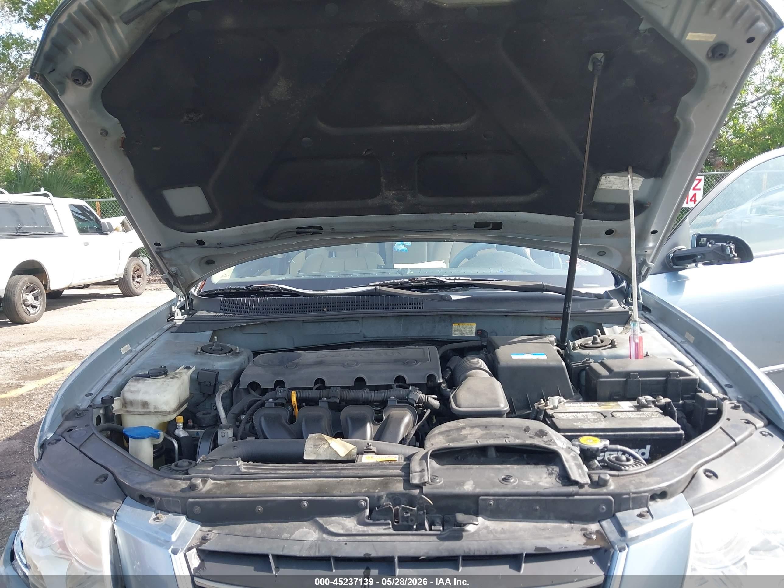 2010 Hyundai Sonata Gls Blue vin: 5NPET4AC2AH643922