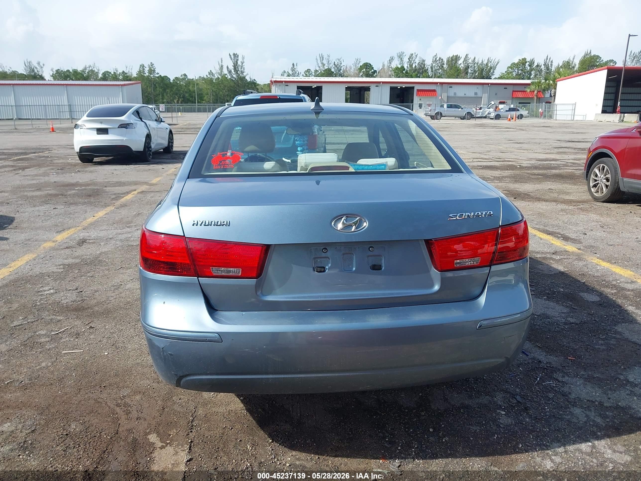 2010 Hyundai Sonata Gls Blue vin: 5NPET4AC2AH643922
