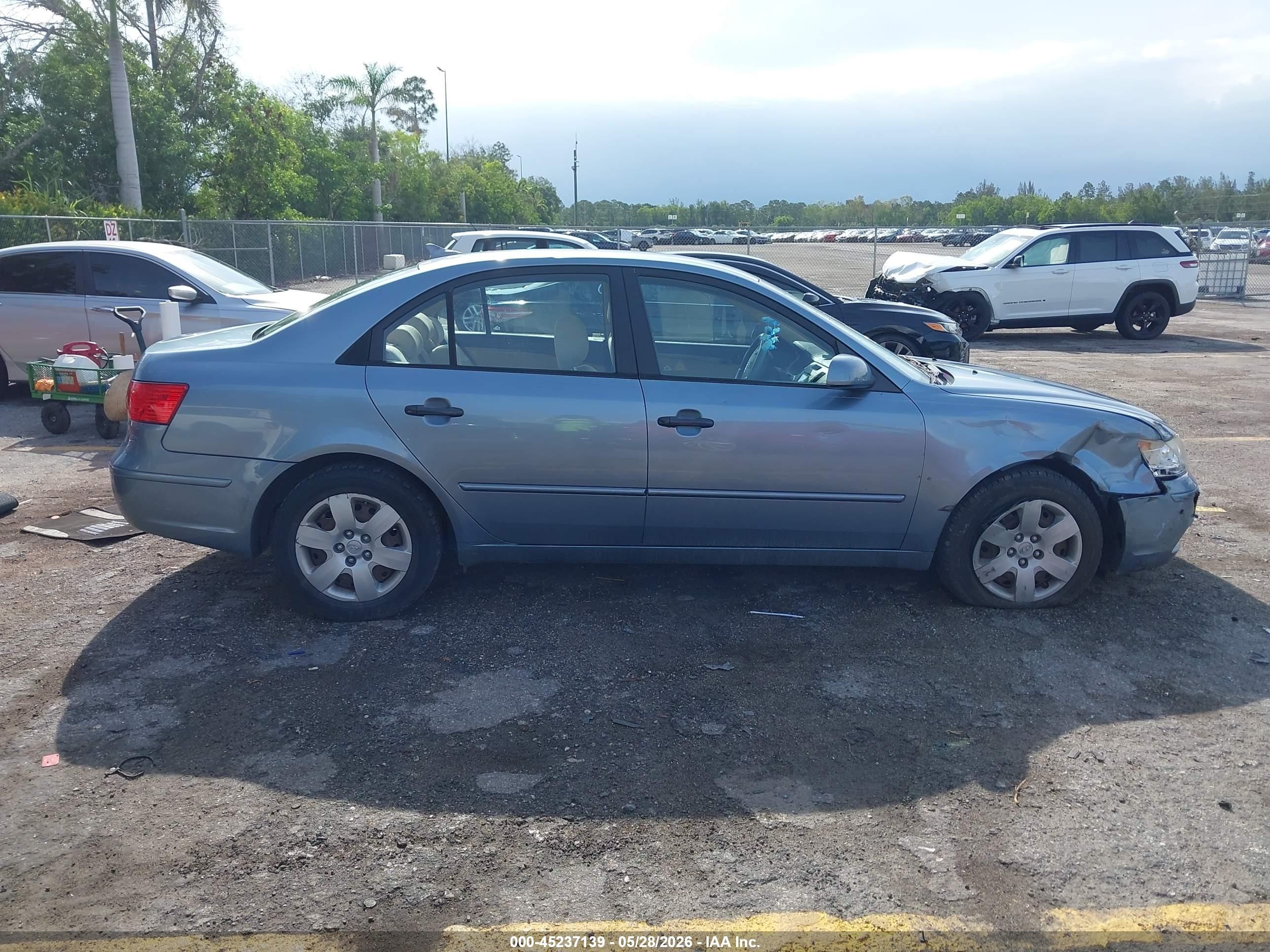 2010 Hyundai Sonata Gls Blue vin: 5NPET4AC2AH643922