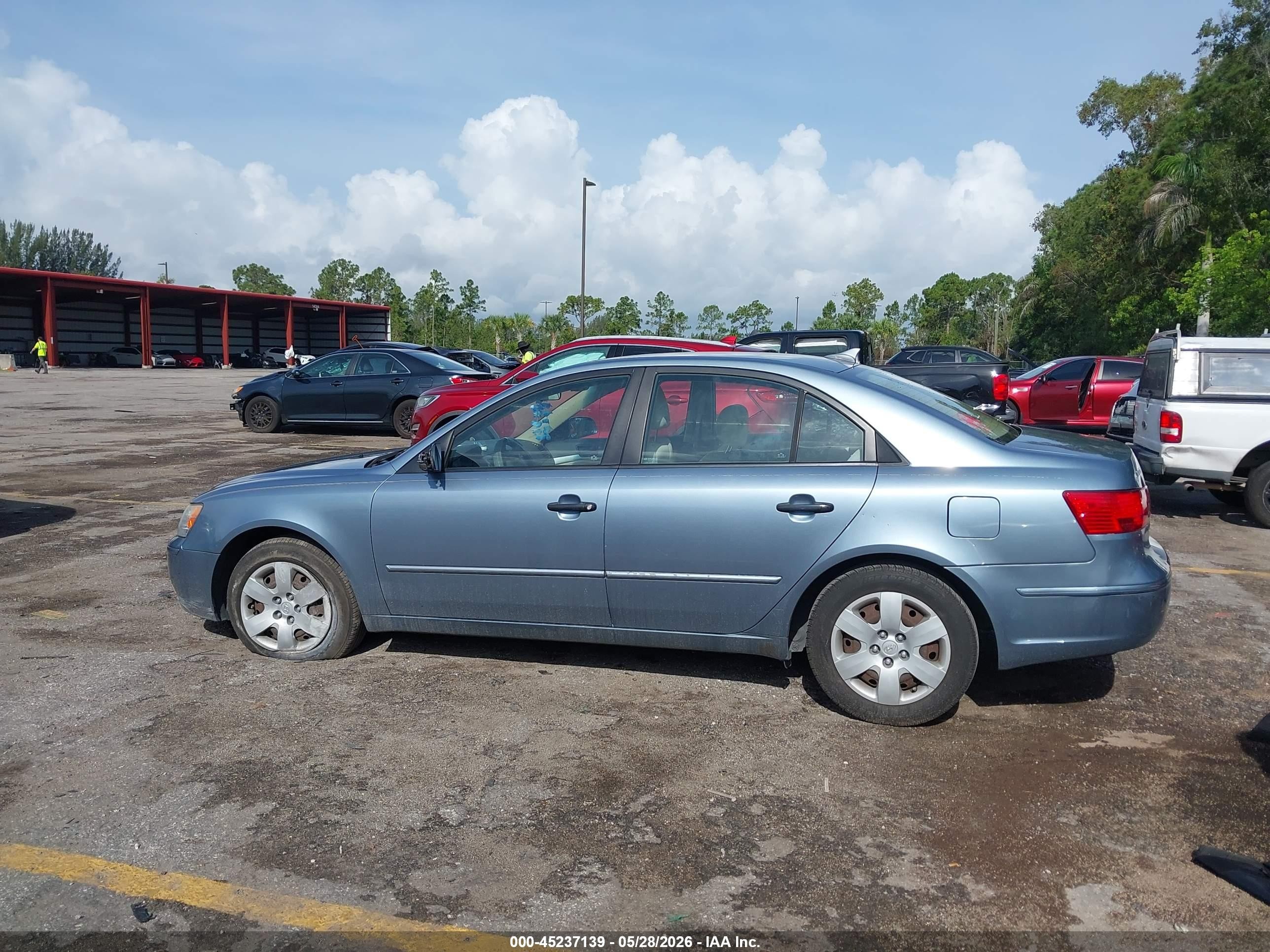 2010 Hyundai Sonata Gls Blue vin: 5NPET4AC2AH643922