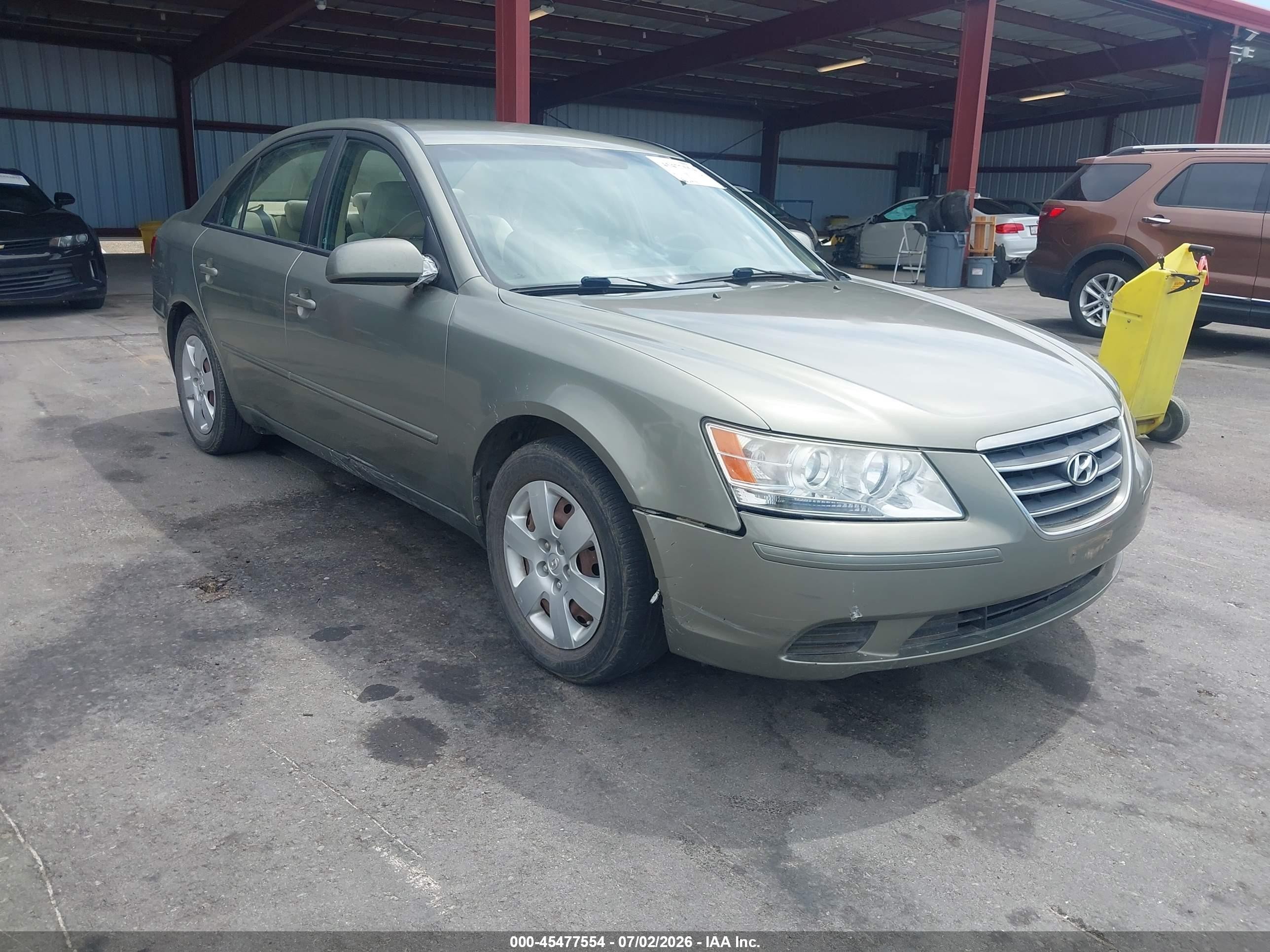 2010 Hyundai Sonata Gls Зеленый vin: 5NPET4AC2AH655648