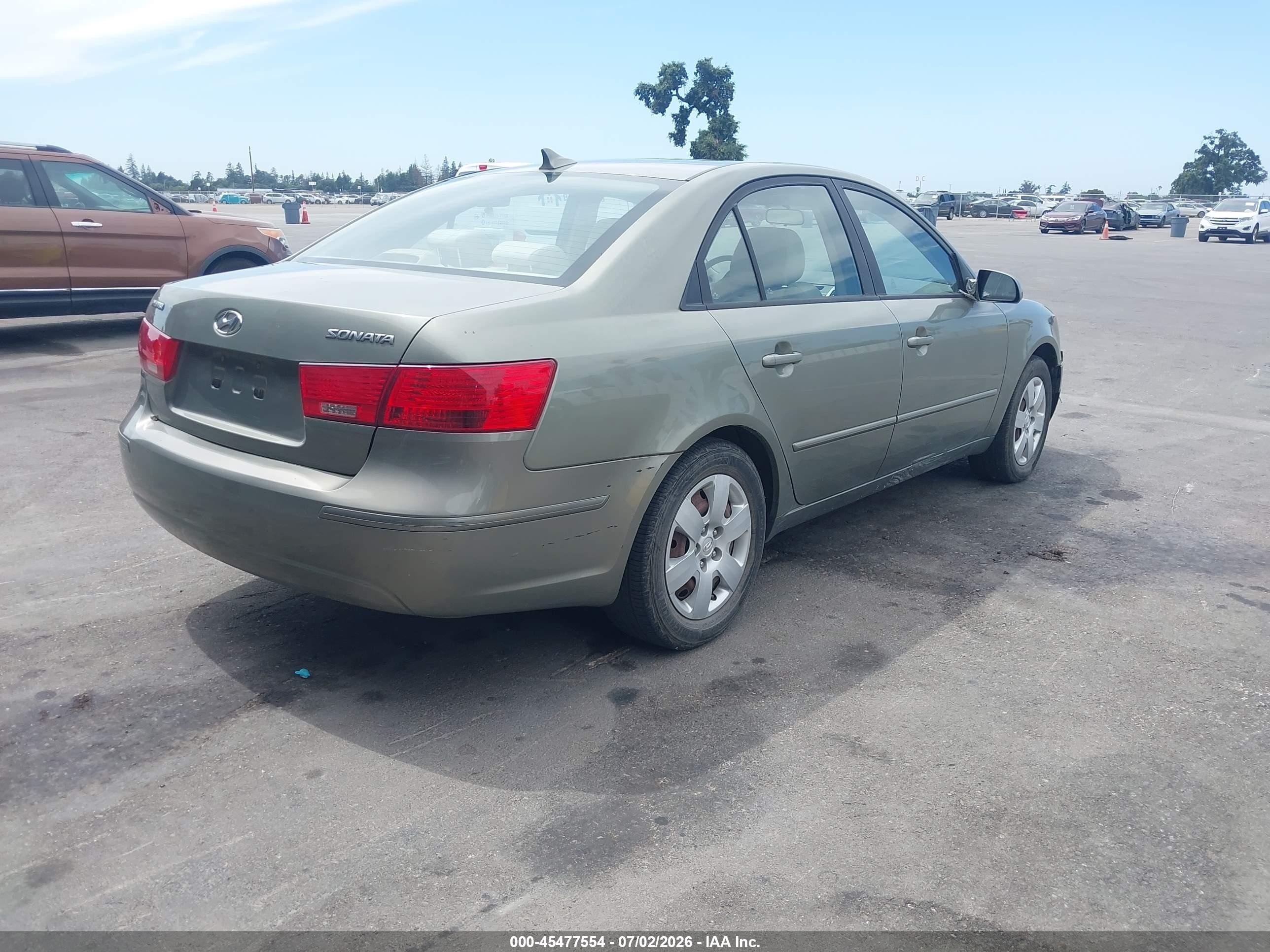 2010 Hyundai Sonata Gls Green vin: 5NPET4AC2AH655648