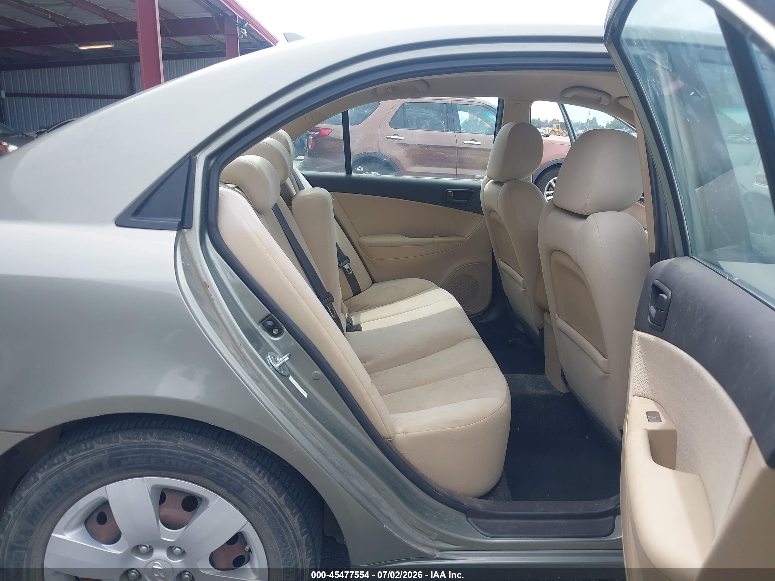 2010 Hyundai Sonata Gls Green vin: 5NPET4AC2AH655648