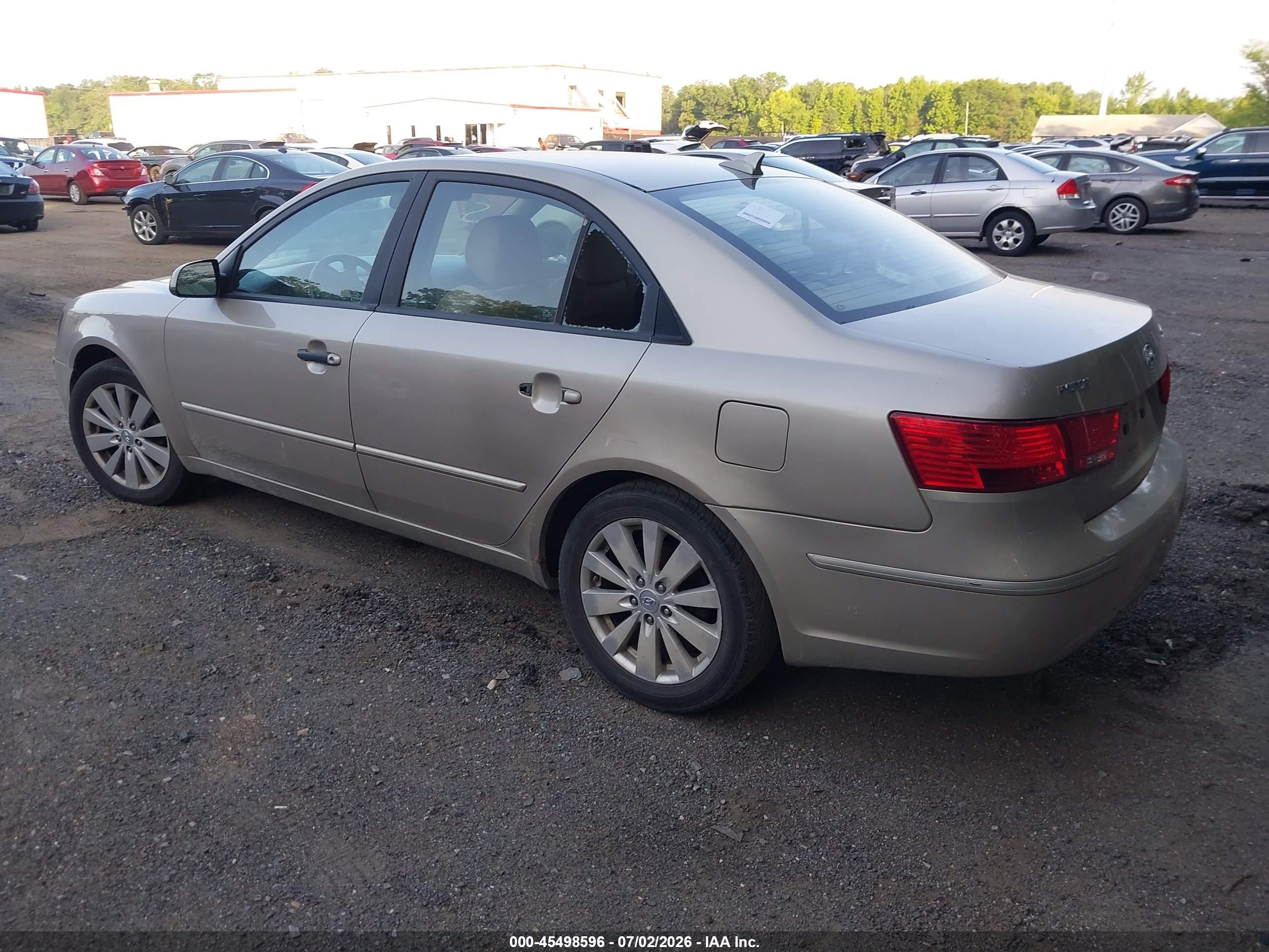 2010 Hyundai Sonata Gls Gold vin: 5NPET4AC2AH658453