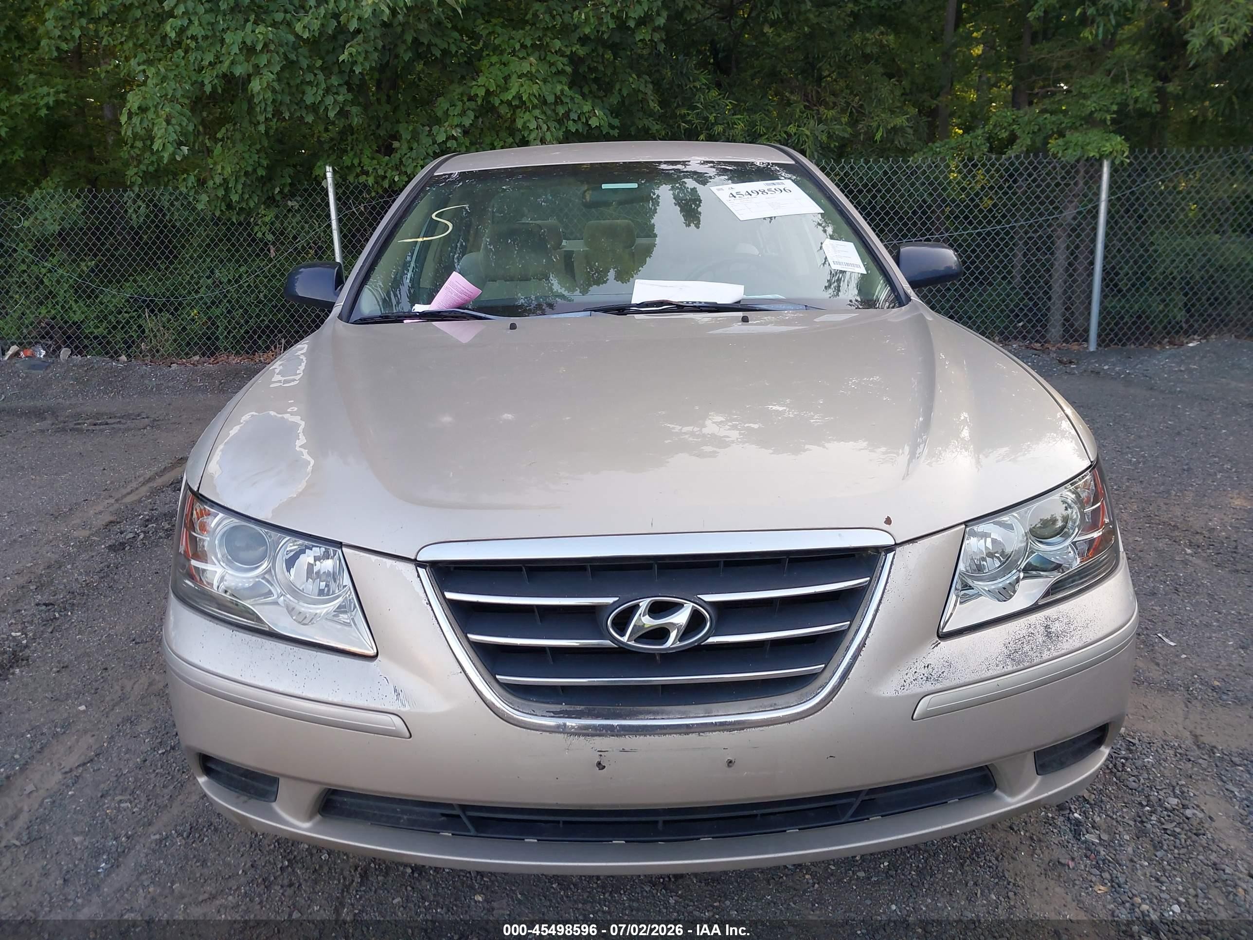 2010 Hyundai Sonata Gls Gold vin: 5NPET4AC2AH658453