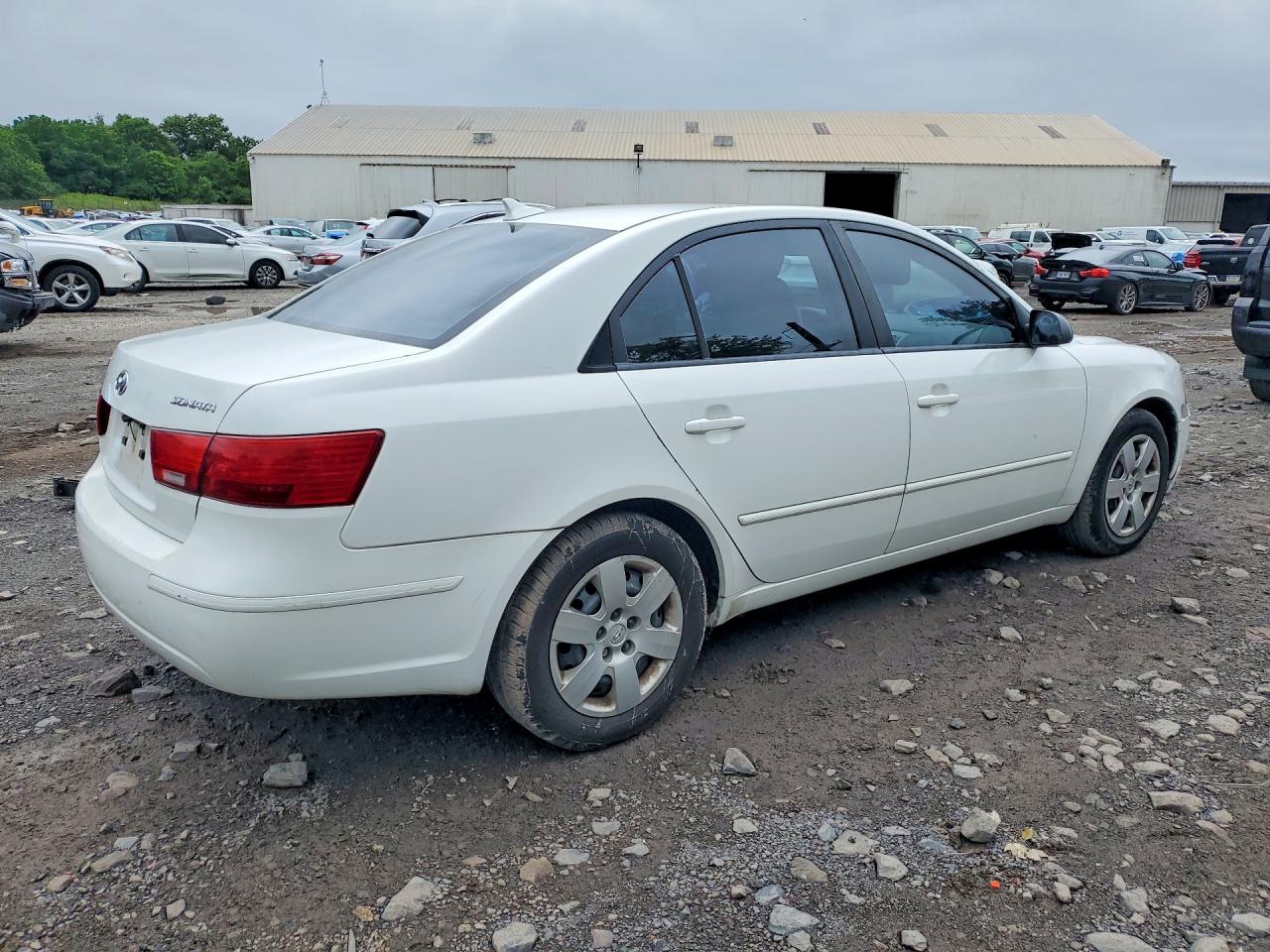 2010 Hyundai Sonata Gls White vin: 5NPET4AC3AH583116