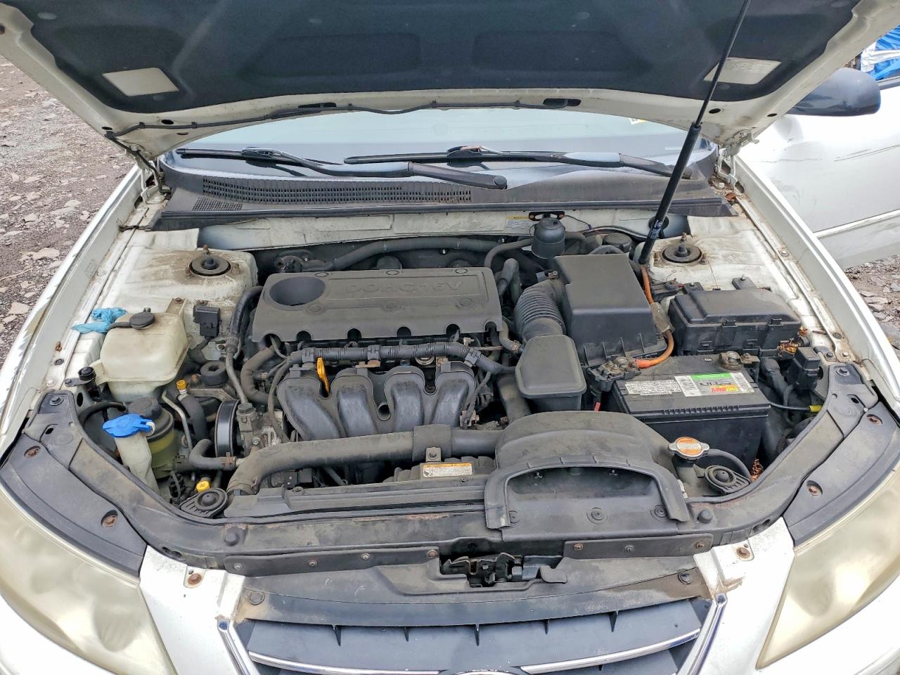 2010 Hyundai Sonata Gls White vin: 5NPET4AC3AH583116