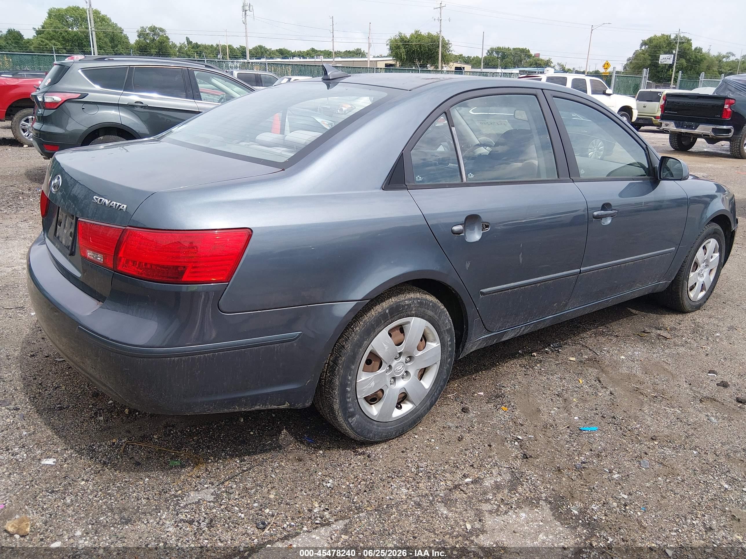 2010 Hyundai Sonata Gls Blue vin: 5NPET4AC3AH605714
