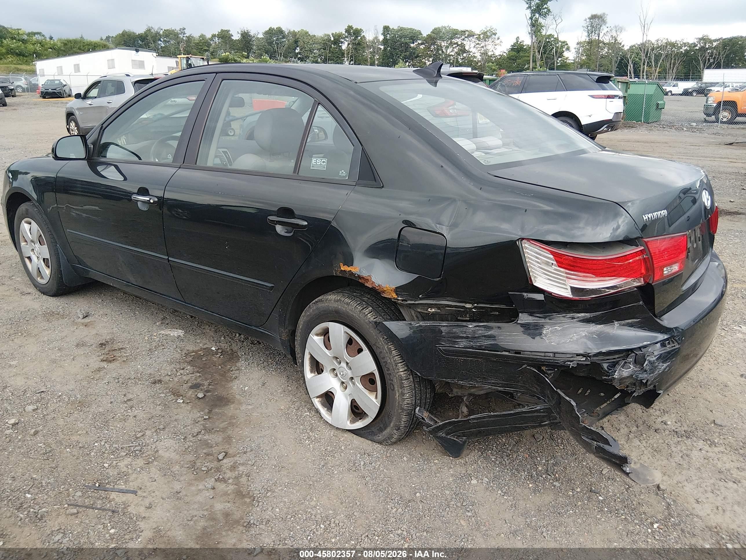 2010 Hyundai Sonata Gls Black vin: 5NPET4AC3AH623629