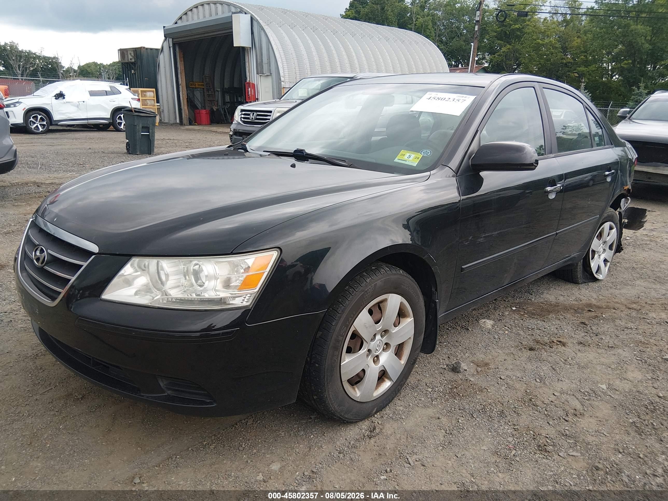 2010 Hyundai Sonata Gls Black vin: 5NPET4AC3AH623629